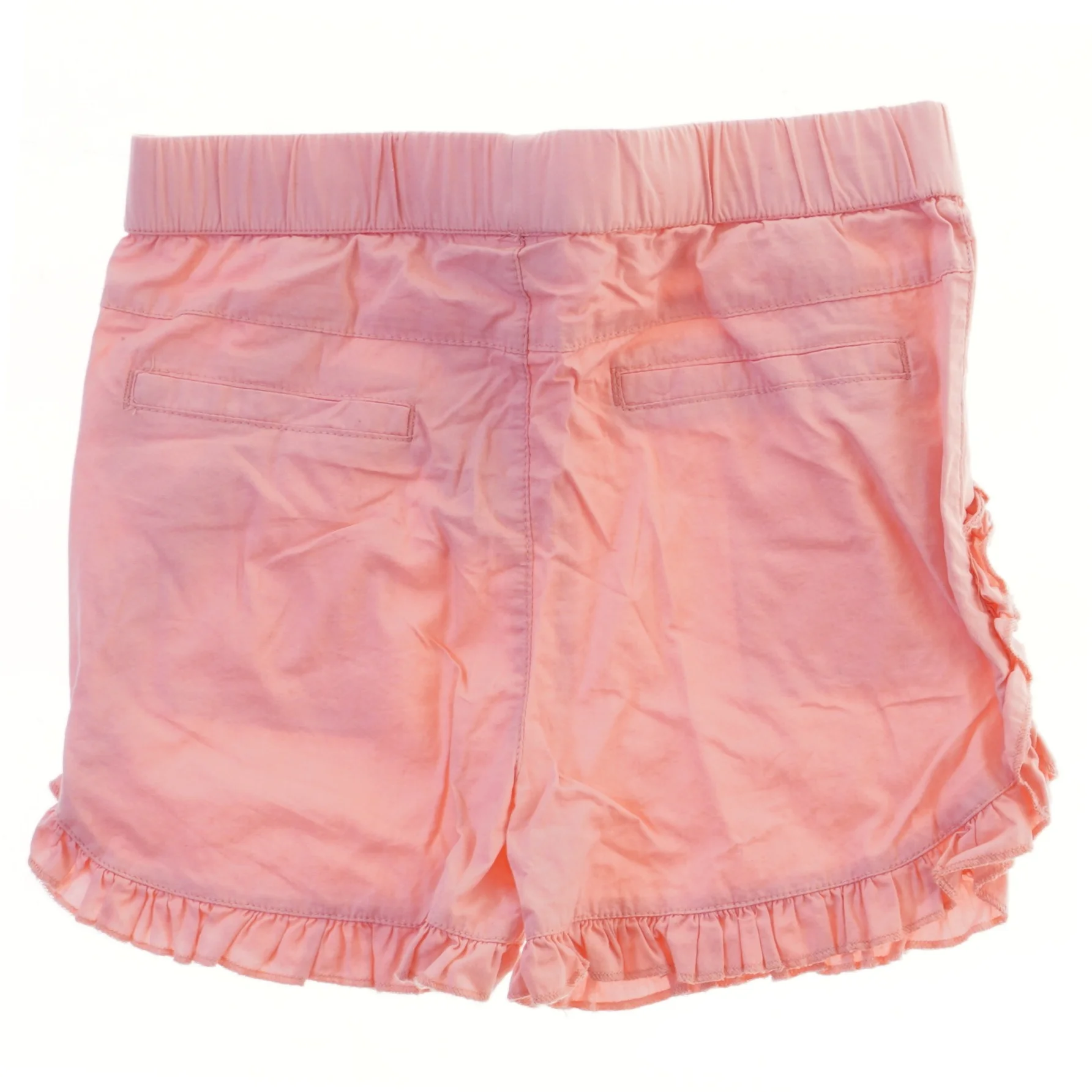 Lyserøde shorts med flæser fra Friends (str. 128)