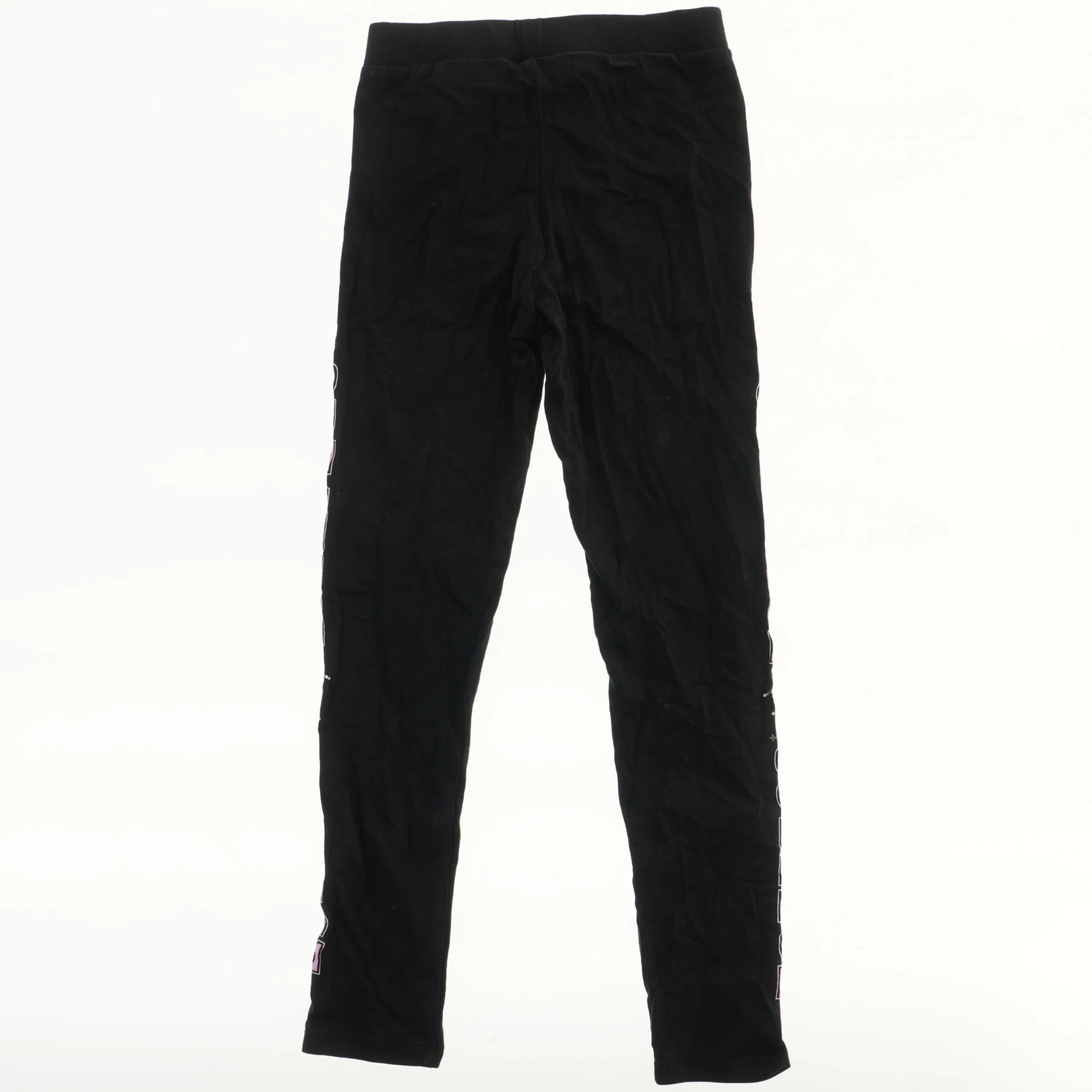 Sort leggings med tekst fra H&M (str. 140)