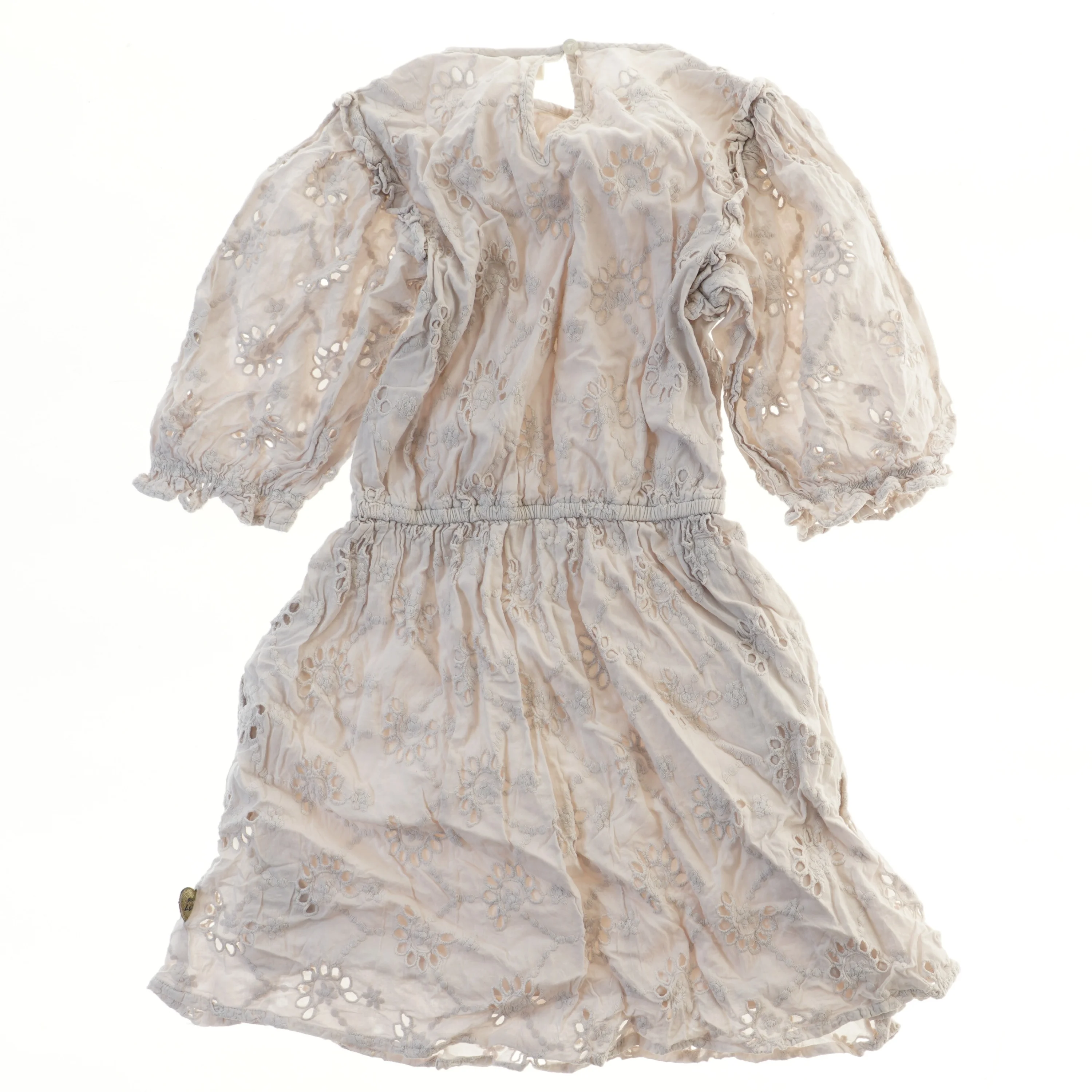 Blondekjole med blomsterbroderi fra Pomp de Lux (str. 134)