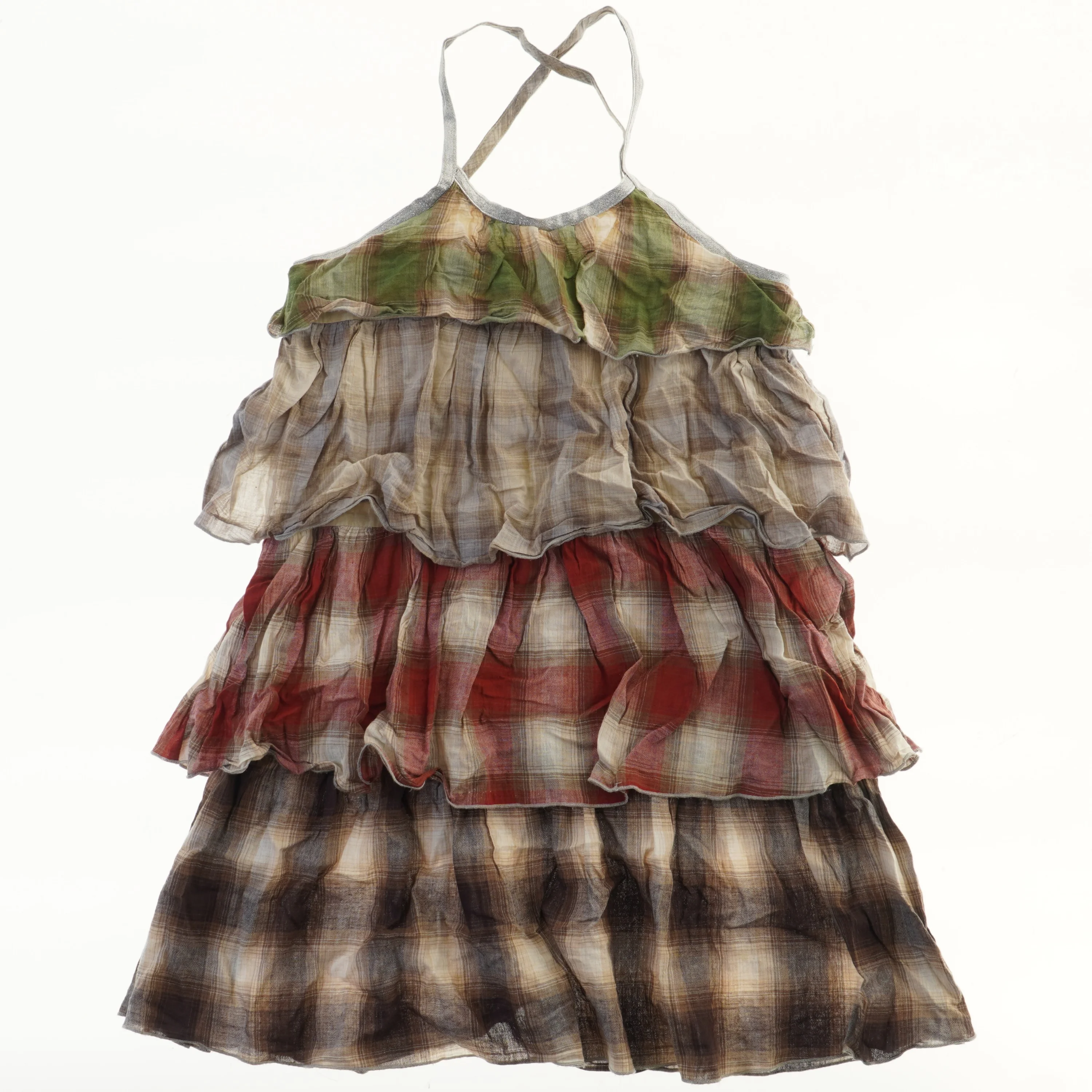 Sommerkjole med ternet mønster fra Chaos Couture (str. 134)