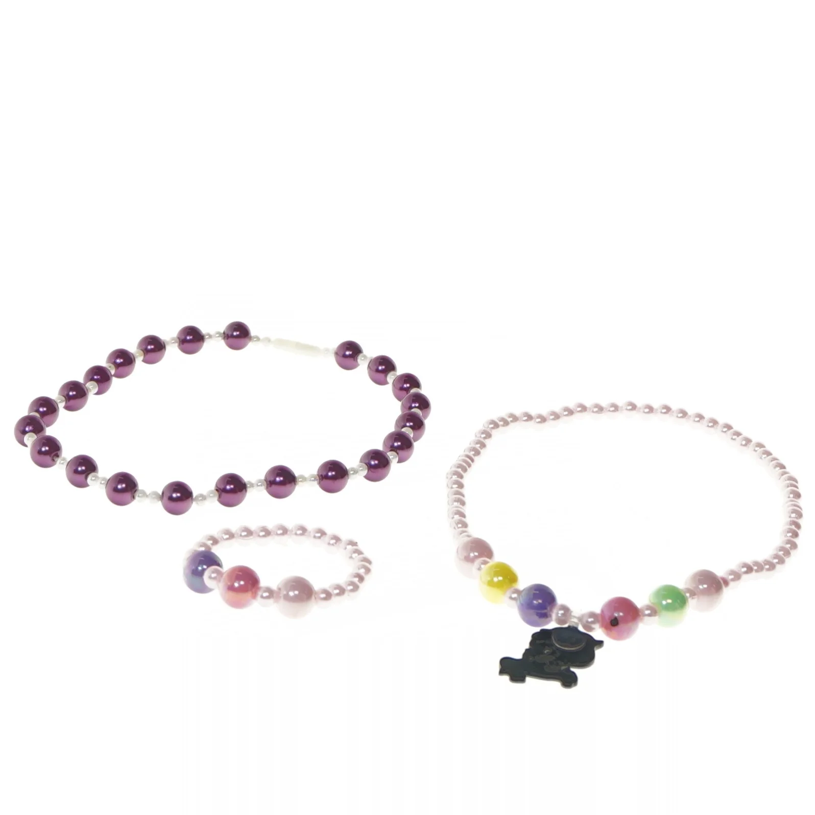 Perlekædesæt til børn (str. 40 og 40 og 7,5 cm)