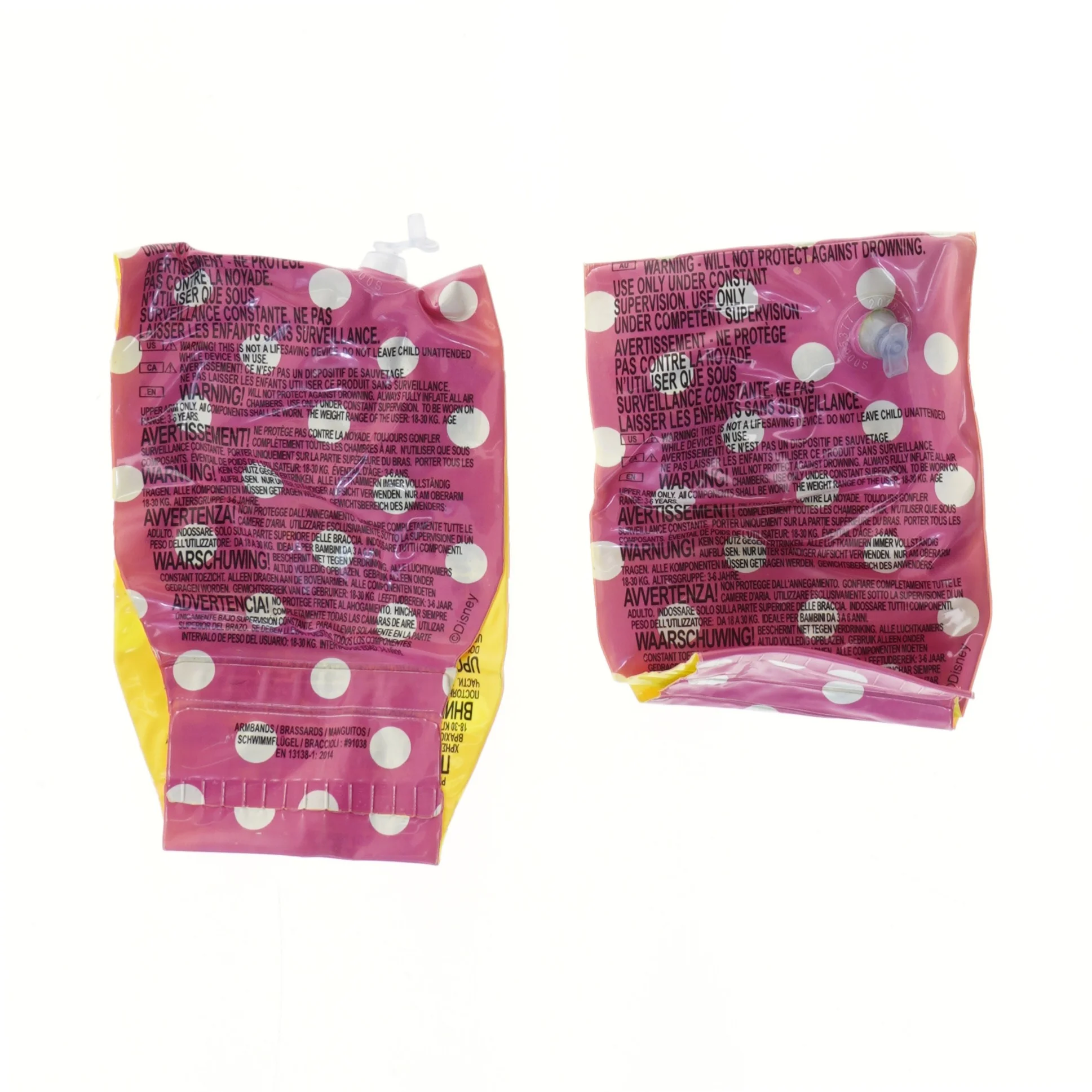 Minnie svømmeærmer (str. 3-6 år cm)