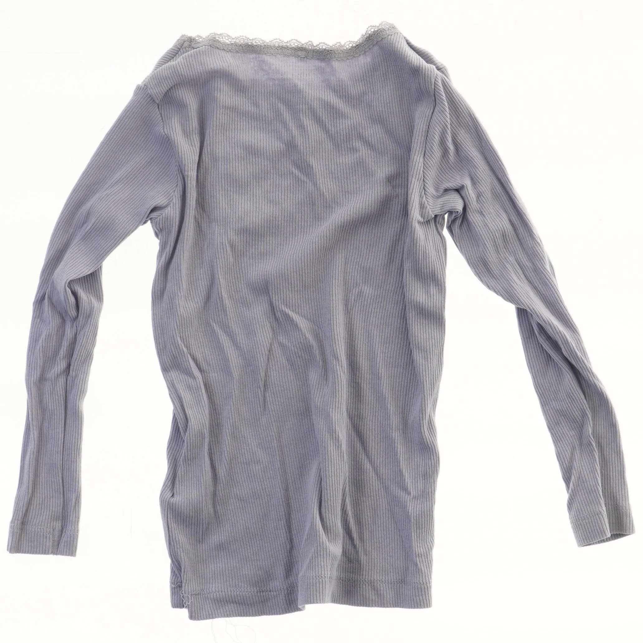 Langærmet bluse med blondekant fra Name It (str. 98)