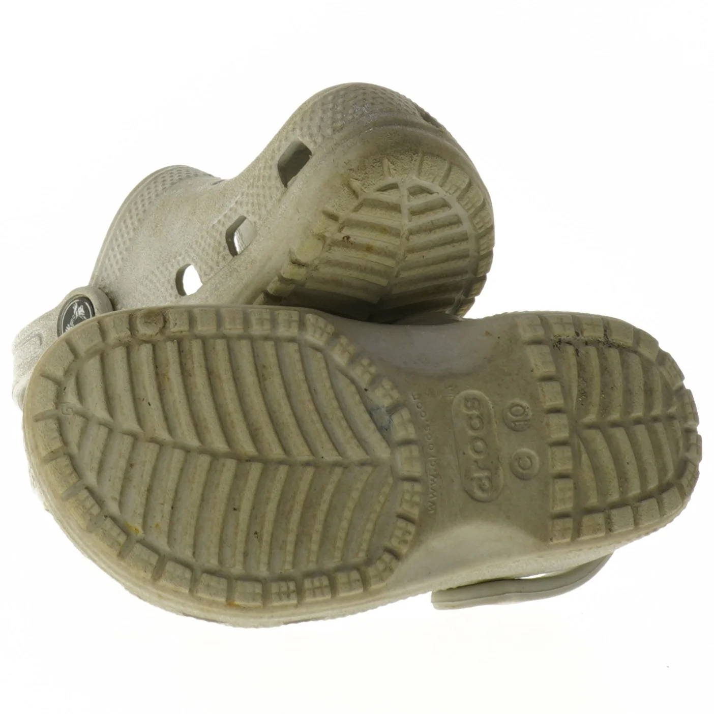 Grå Crocs sandaler fra Crocs (str. længde 19 cm)