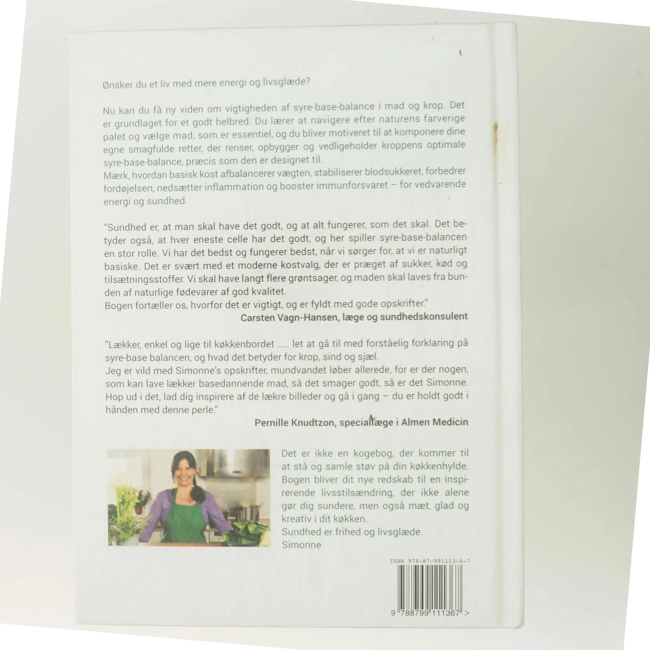 Få styr på din syre-base-balance : den hurtigste vej til vedvarende sundhed af Simonne Holm (Bog)