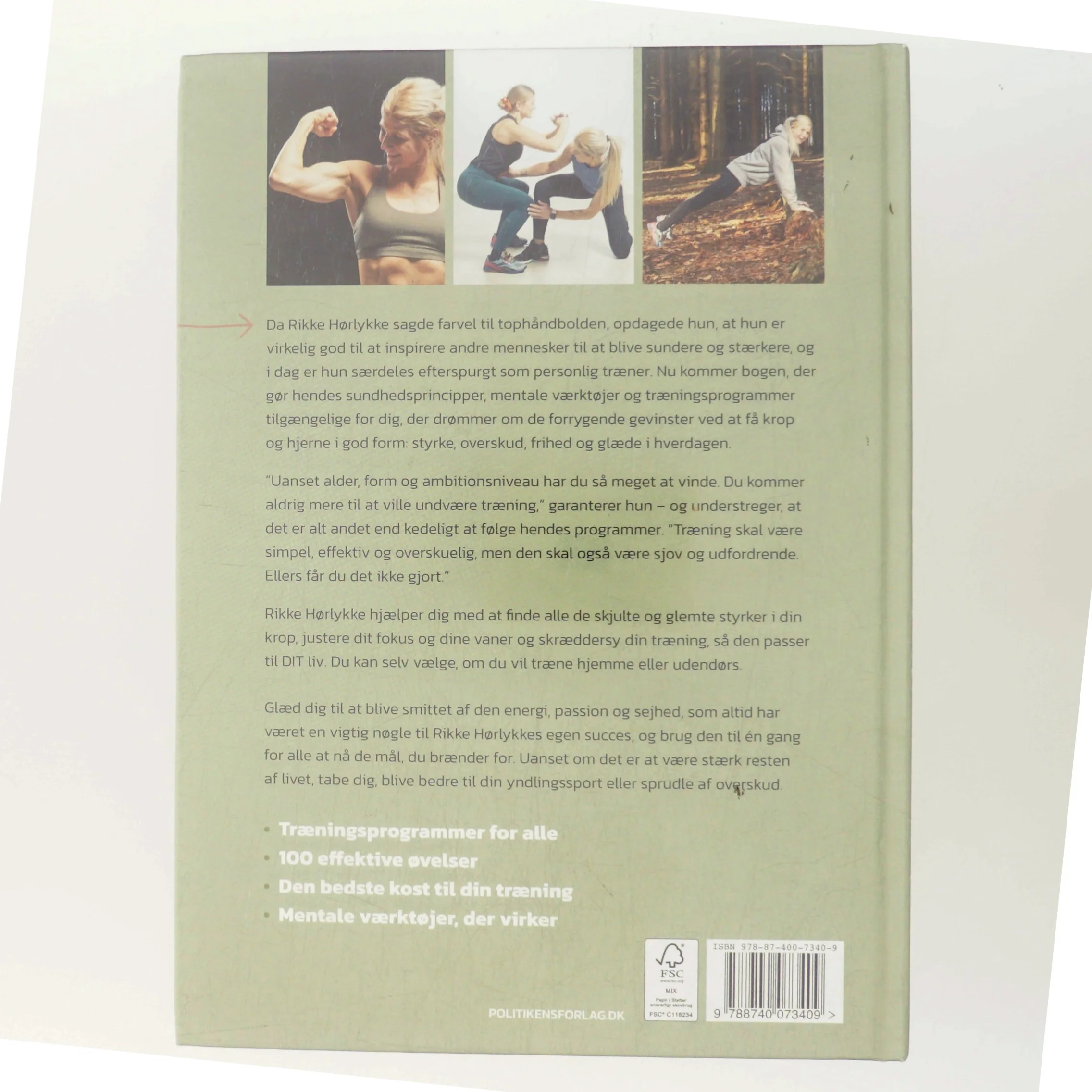 Træn til livet : din vej til styrke, energi og velvære af Rikke Hørlykke (Bog)