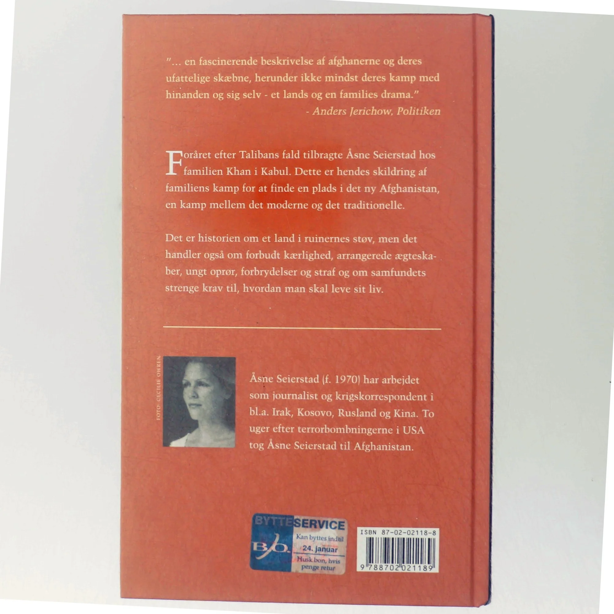 Boghandleren i Kabul af Åsne Seierstad fra Gyldendal