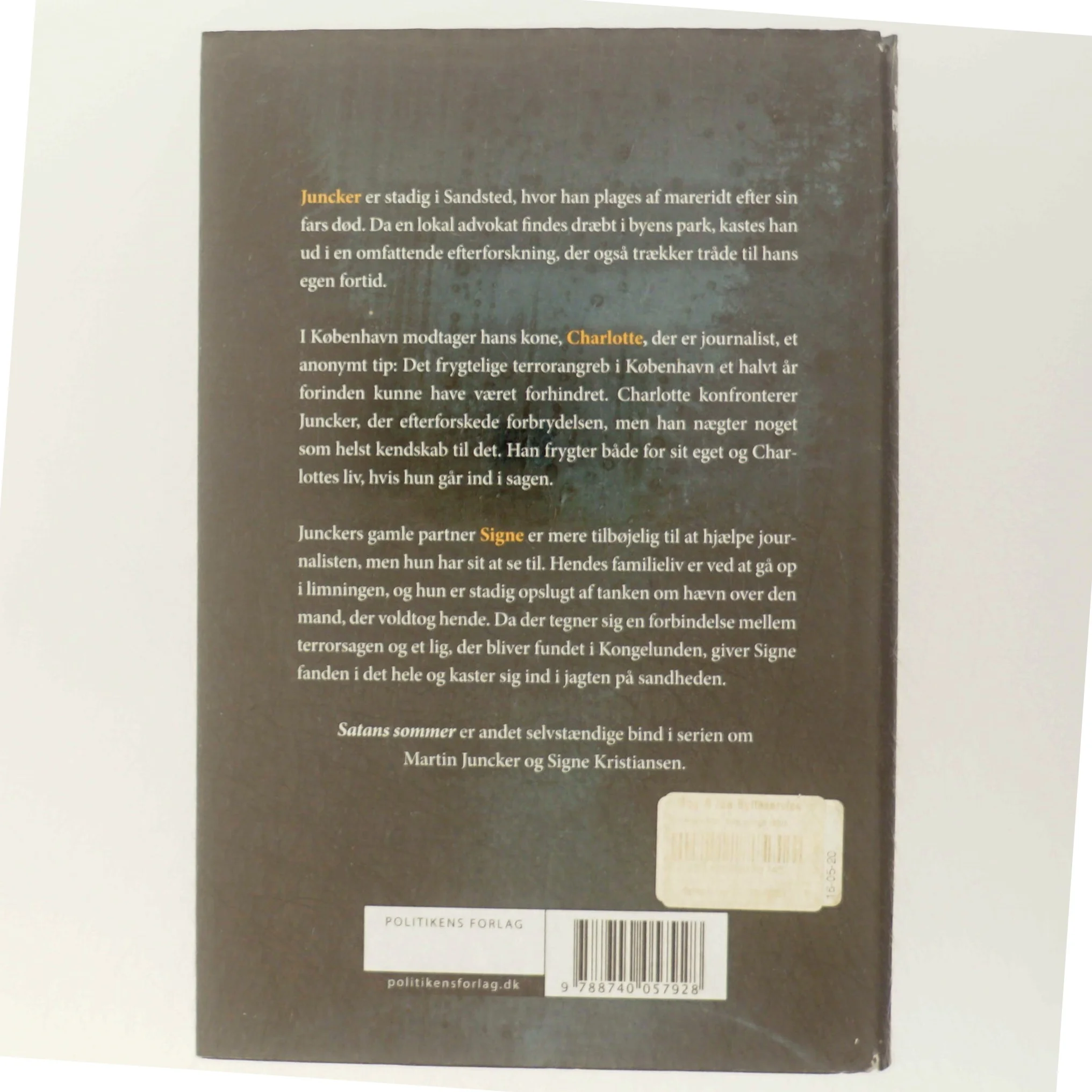 Satans sommer : krimi af Kim Faber (Bog)