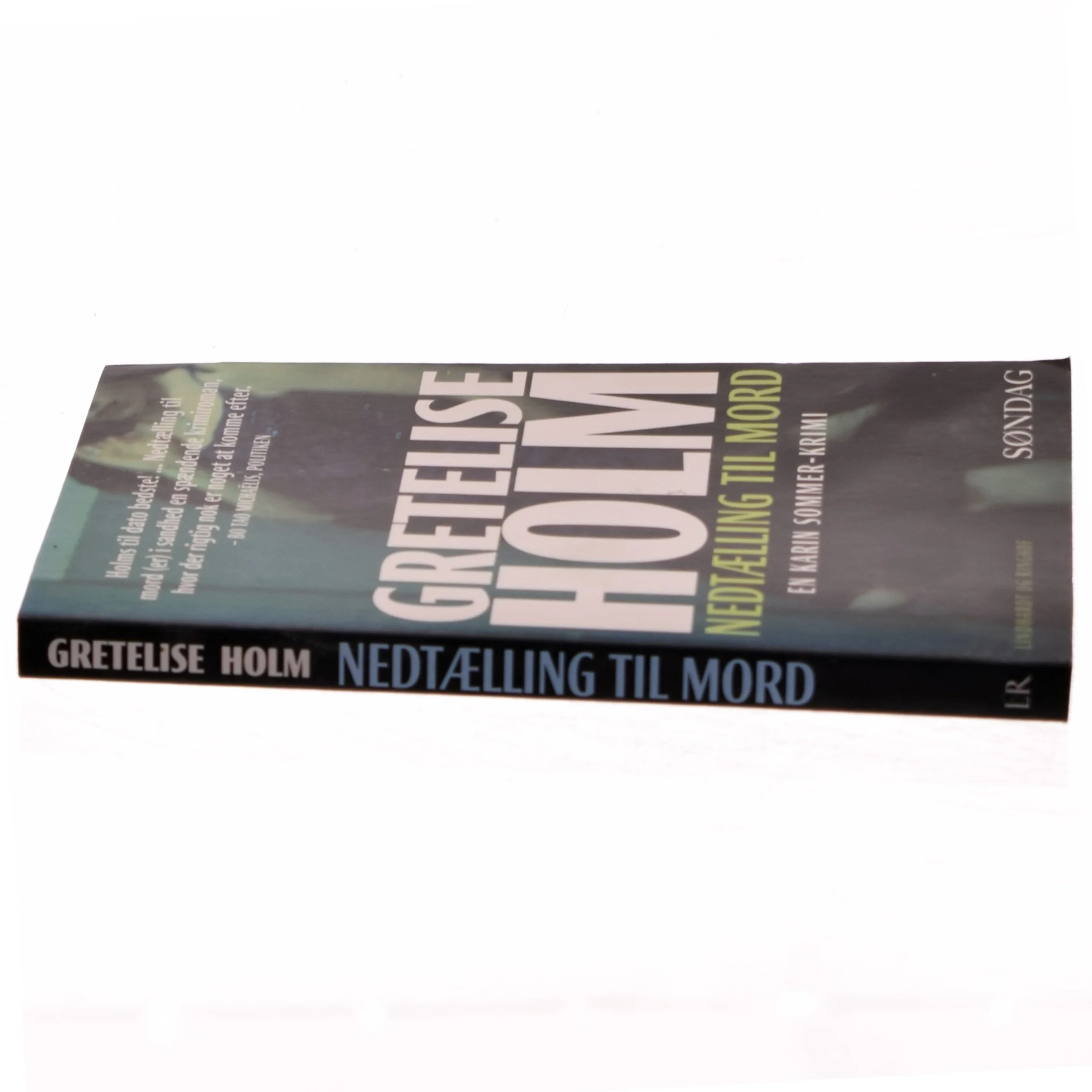 Kriminalroman - 'Nedtælling til mord' af Gretelise Holm fra Lindhardt og Ringhof