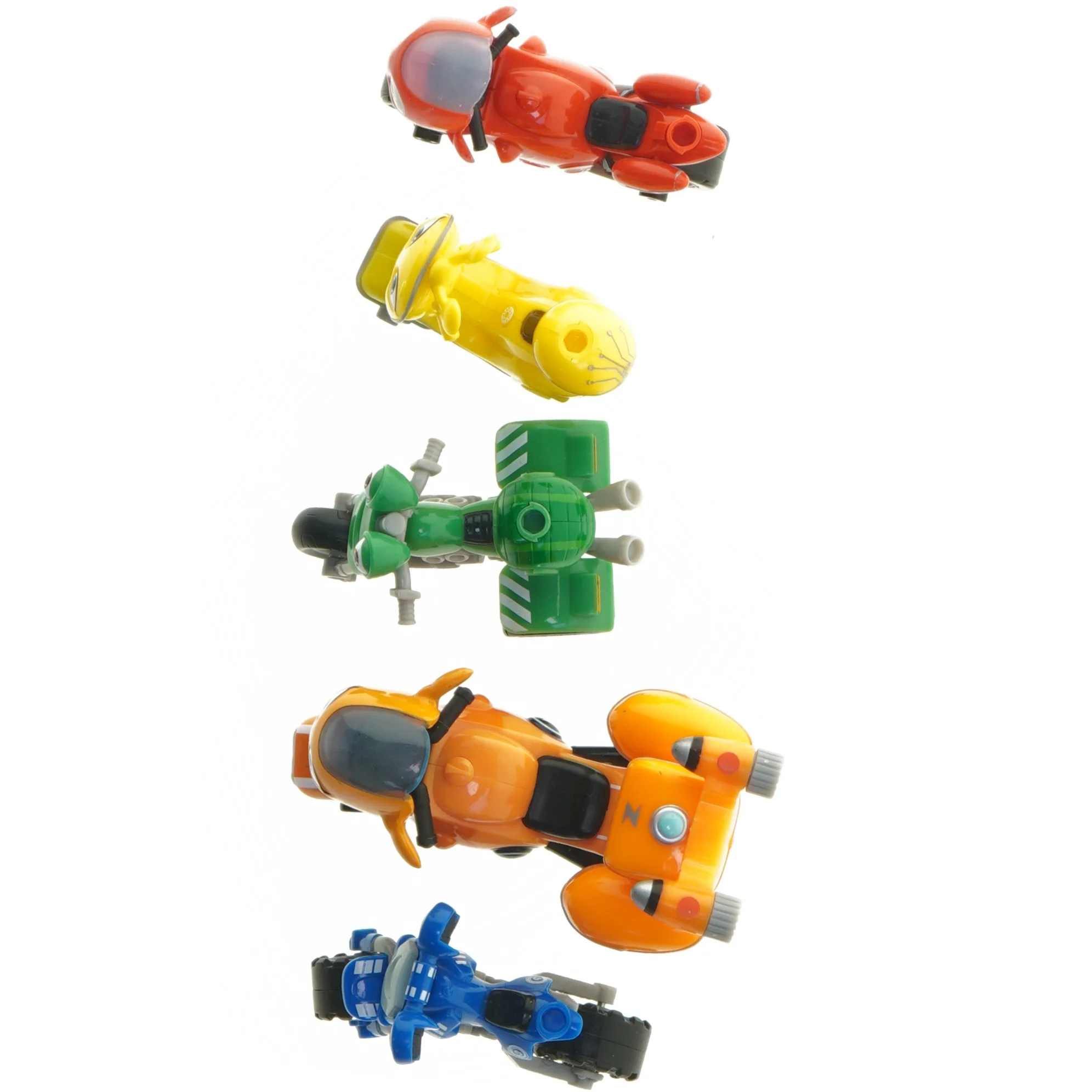 Motorcykel legetøjsfigurer sæt (str. 10 cm)