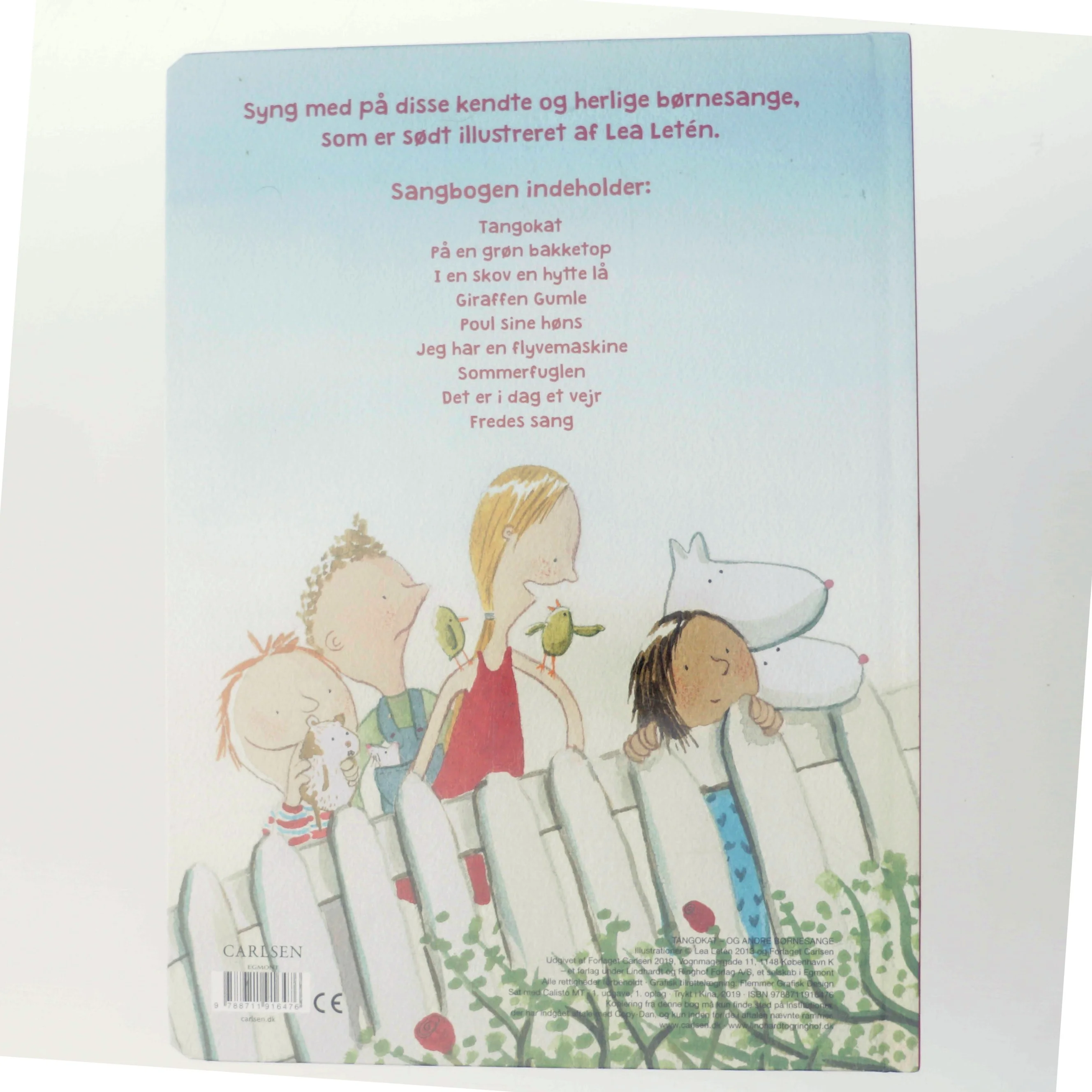 Tangokat - og andre børnesange af Lea Letén (Bog)