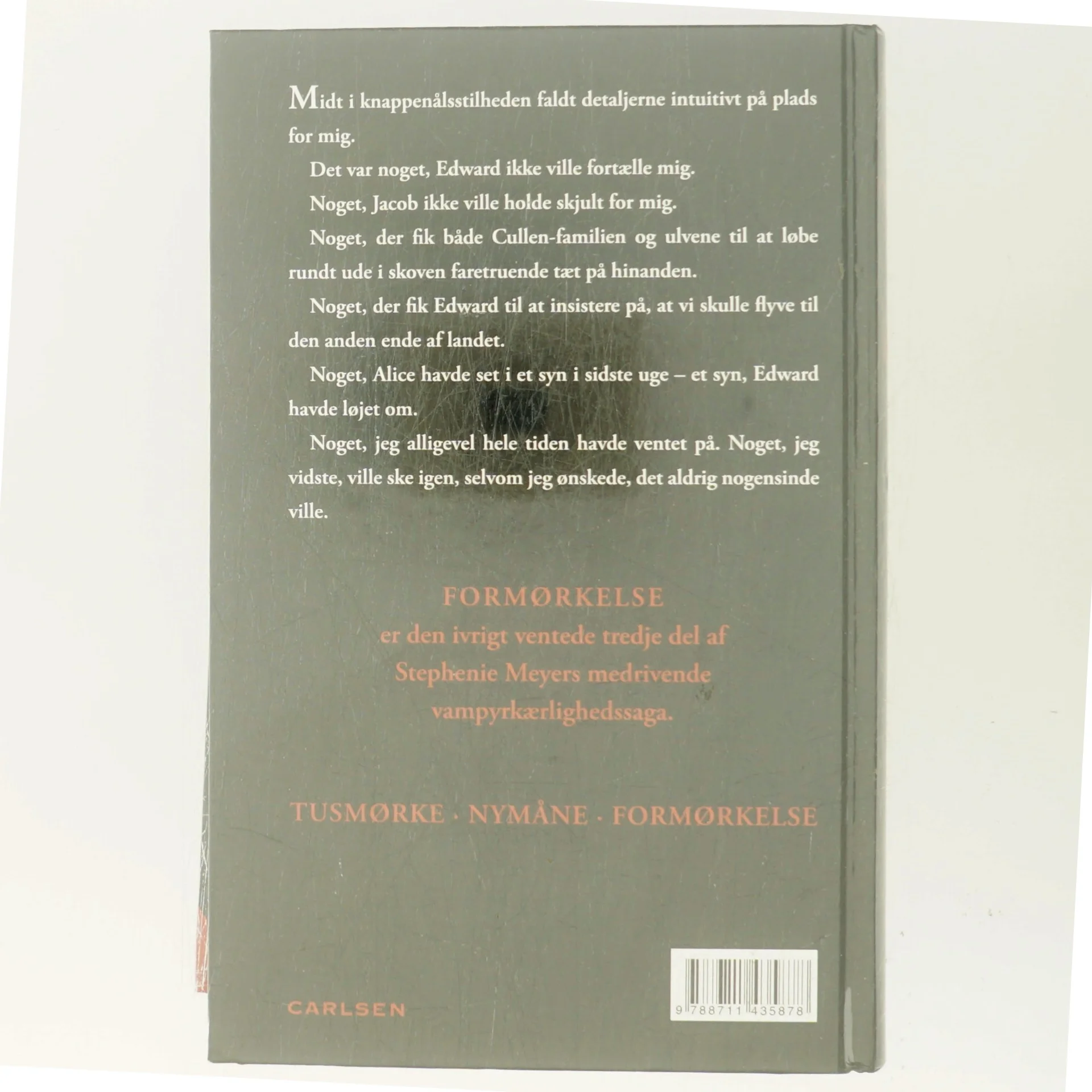 Formørkelse af Stephenie Meyer (Bog)