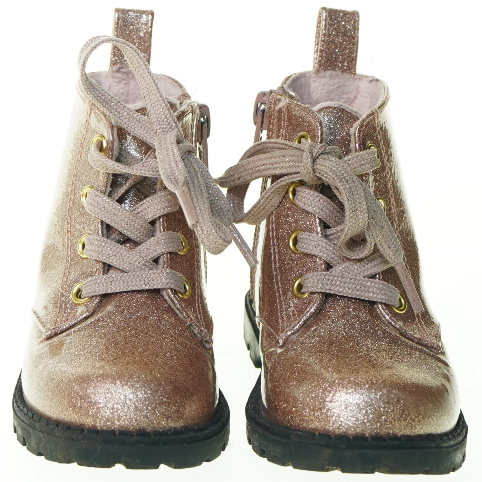 Støvlet med glitter fra H&M str. 20-21