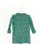 Grøn prikket kjole med længe ærmer og flæser, H&M (str. 92)