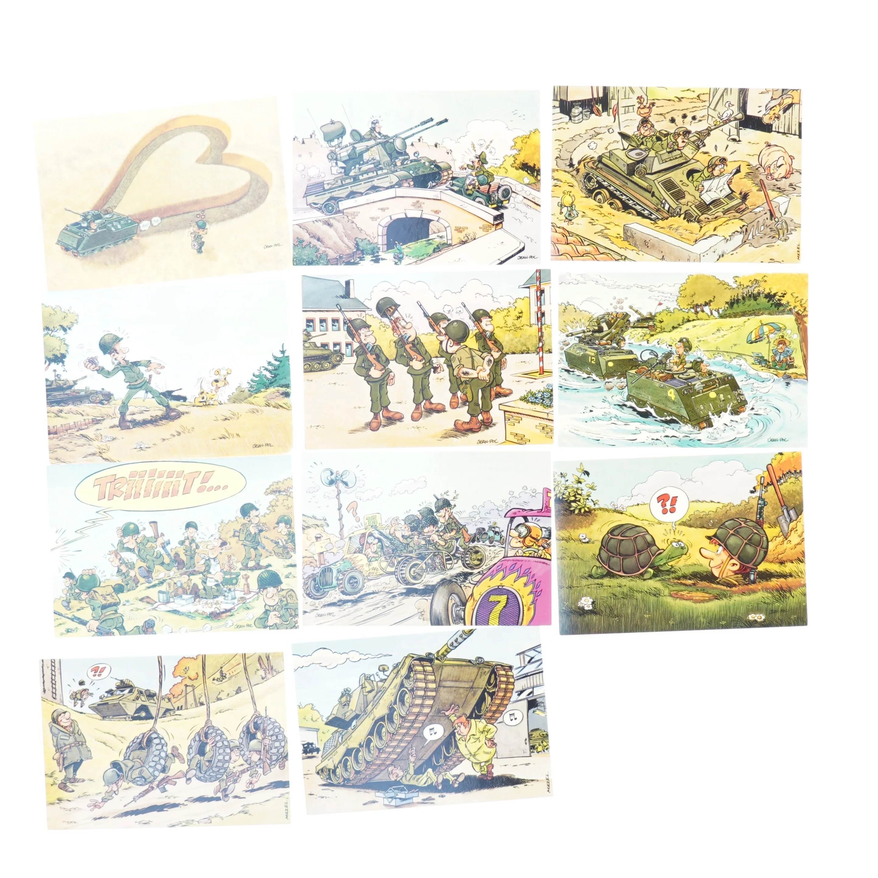 Post kort fra Marseille Publisher (str. 15 x 10 cm)