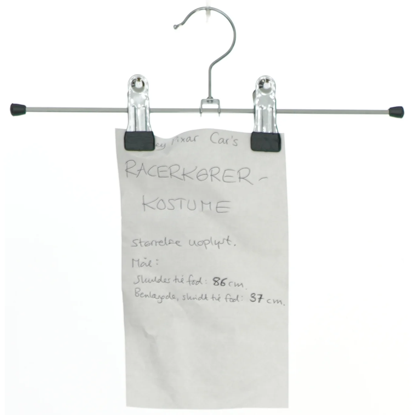 Racerkører fastelavnskostume fra Disney