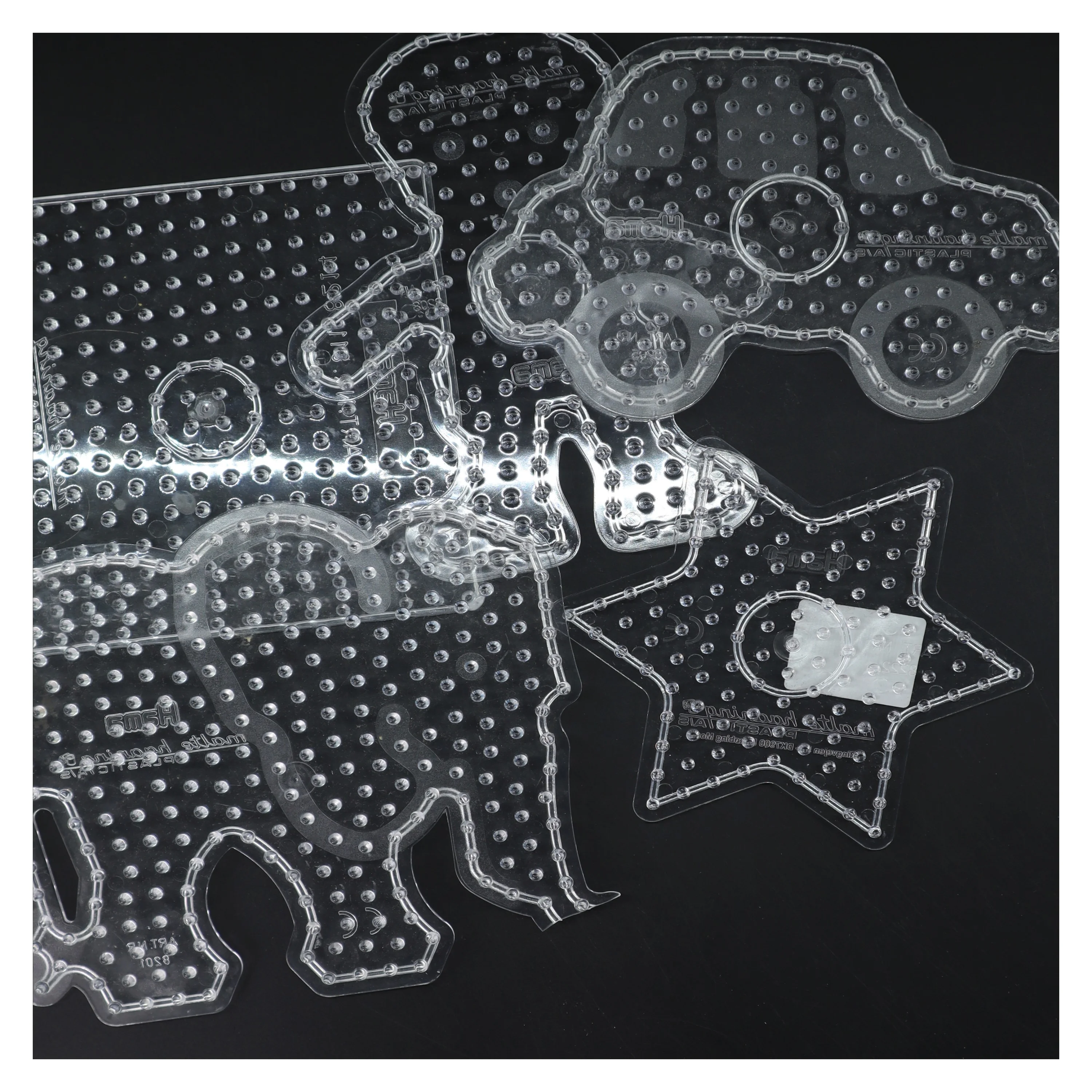 Perleplader former fra Hama (str. 19 cm)