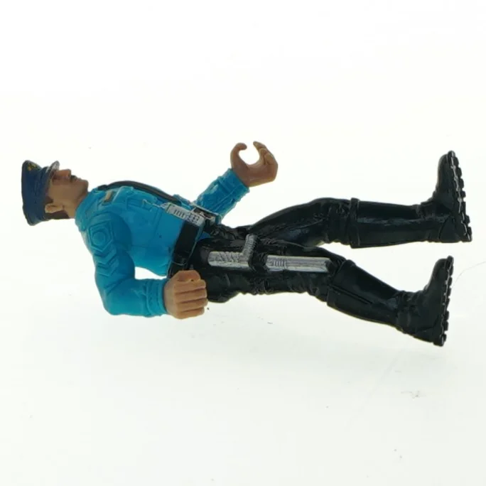 Actionfigur, politibetjent fra Chap Mei (str. 9,5x5,5 cm)