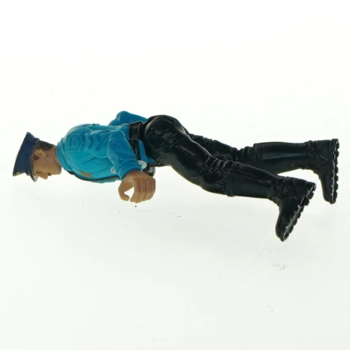 Actionfigur, politibetjent fra Chap Mei (str. 9,5x5,5 cm)