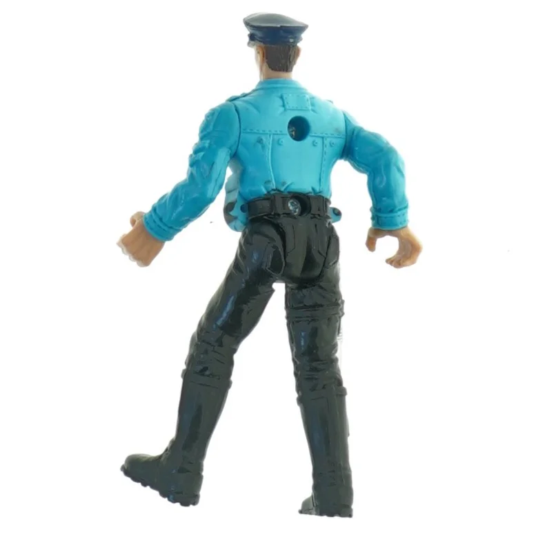 Actionfigur, politibetjent fra Chap Mei (str. 9,5x5,5 cm)