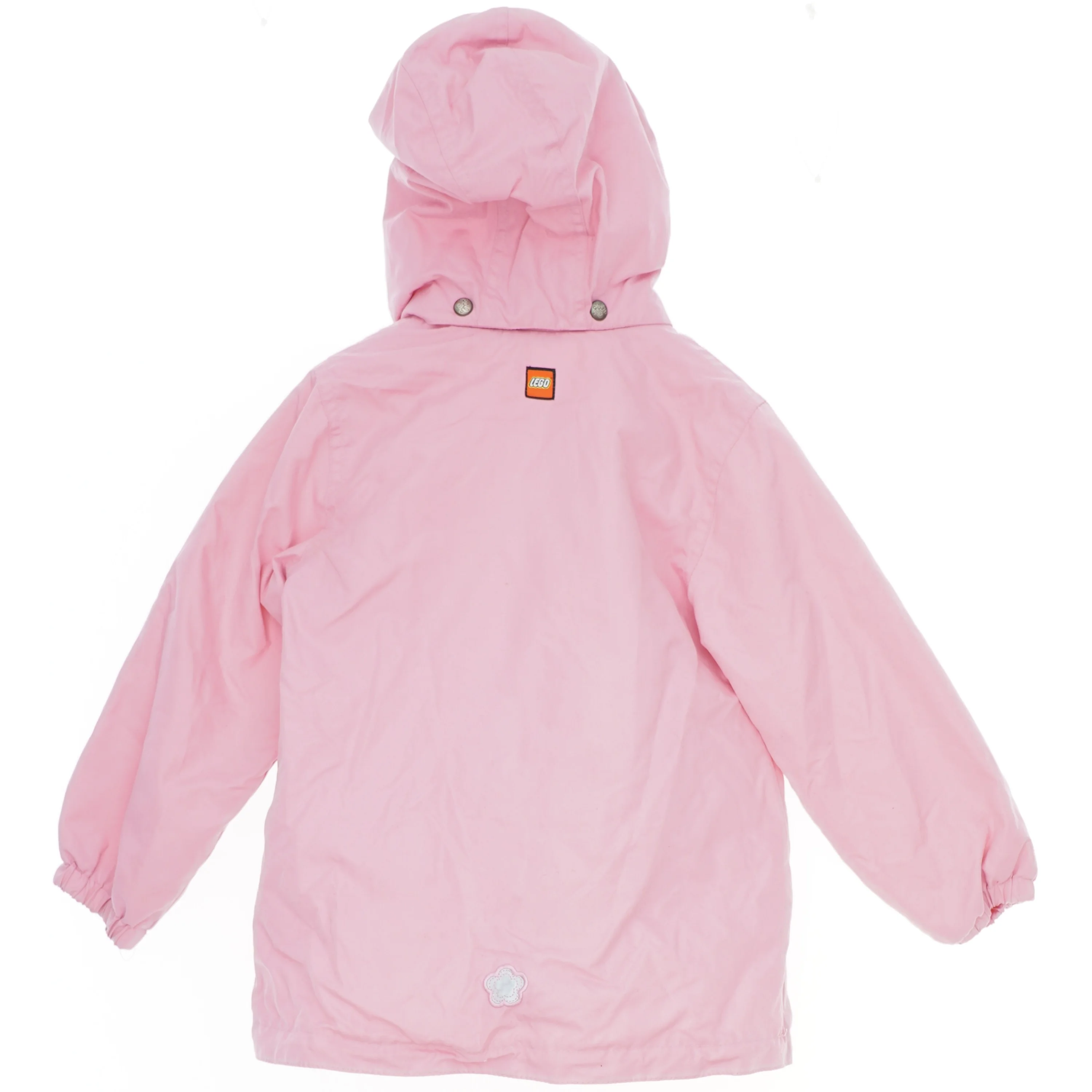 Lyserød jakke med blomstertryk fra Lego (str. 98)