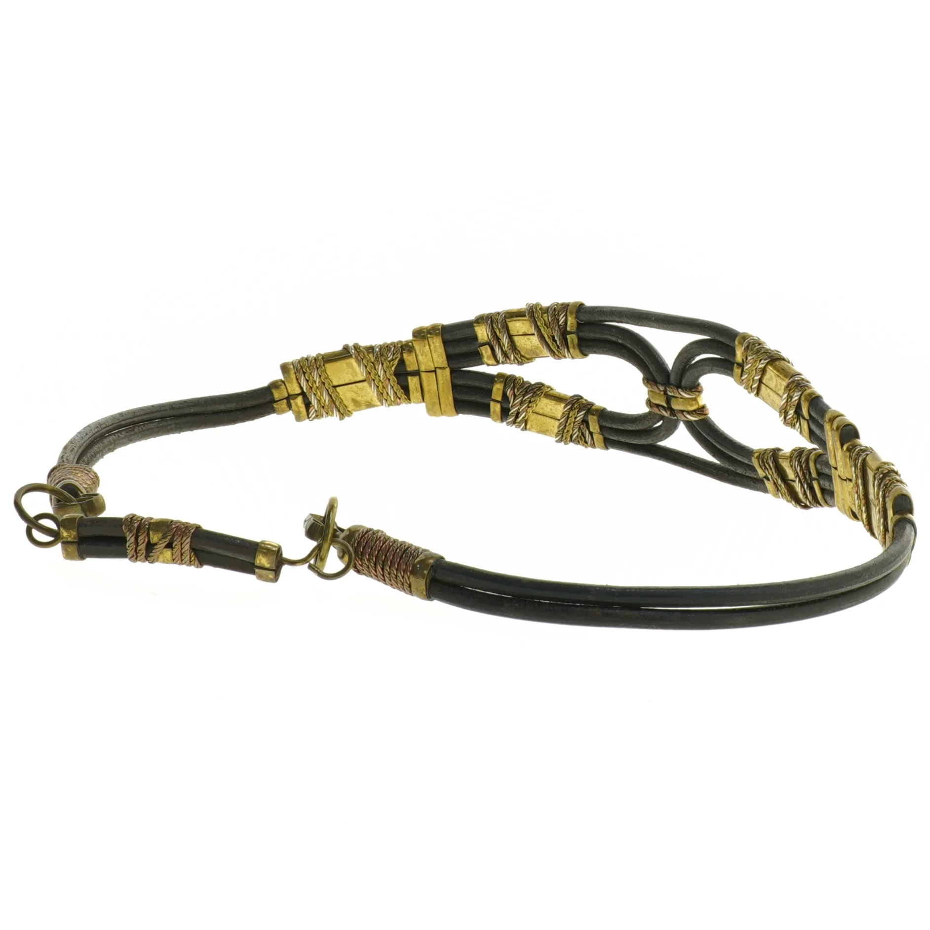 Læderbælte (str. 86 x 6 cm)