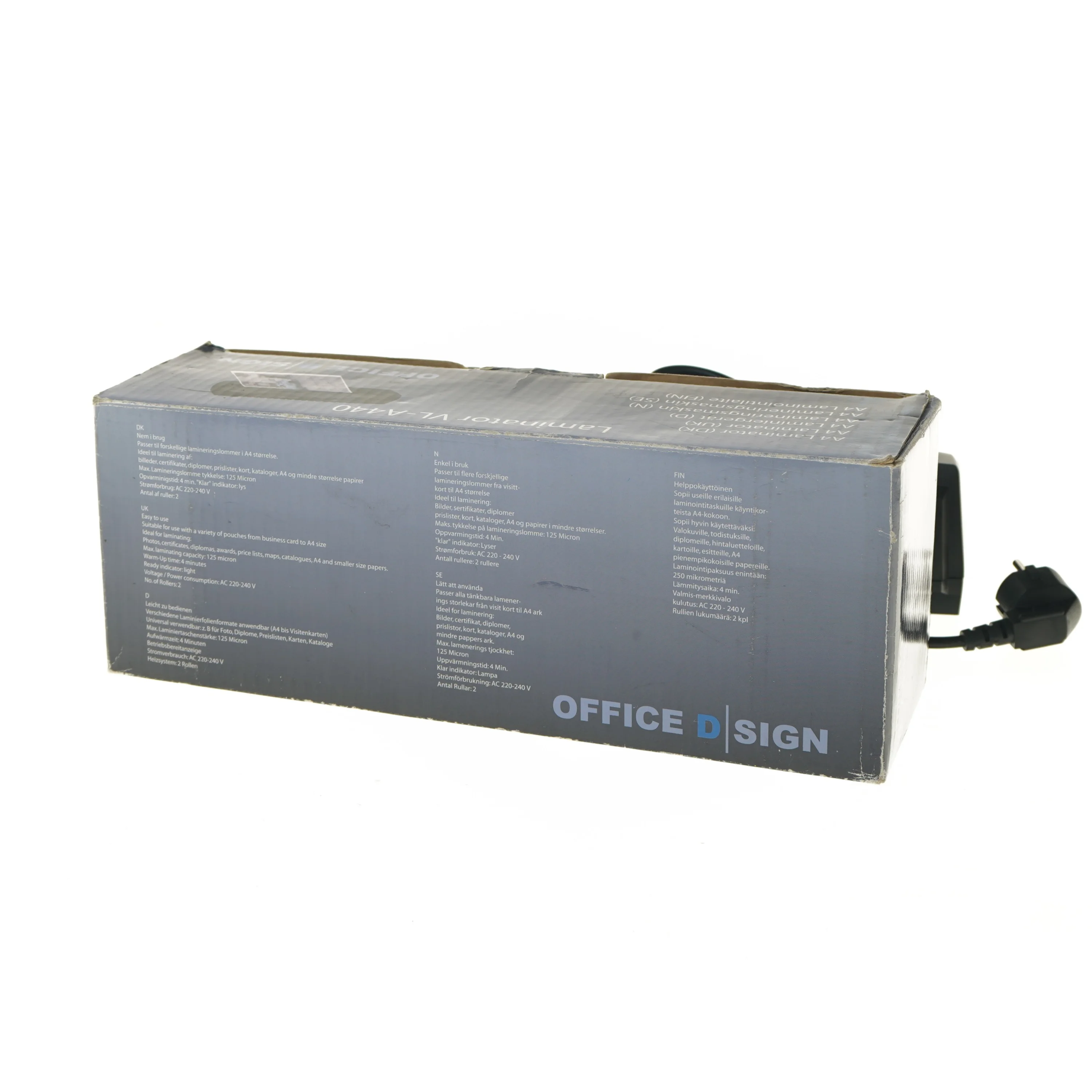 Lamineringsmaskine VL-A440 til enmer op til A4-format