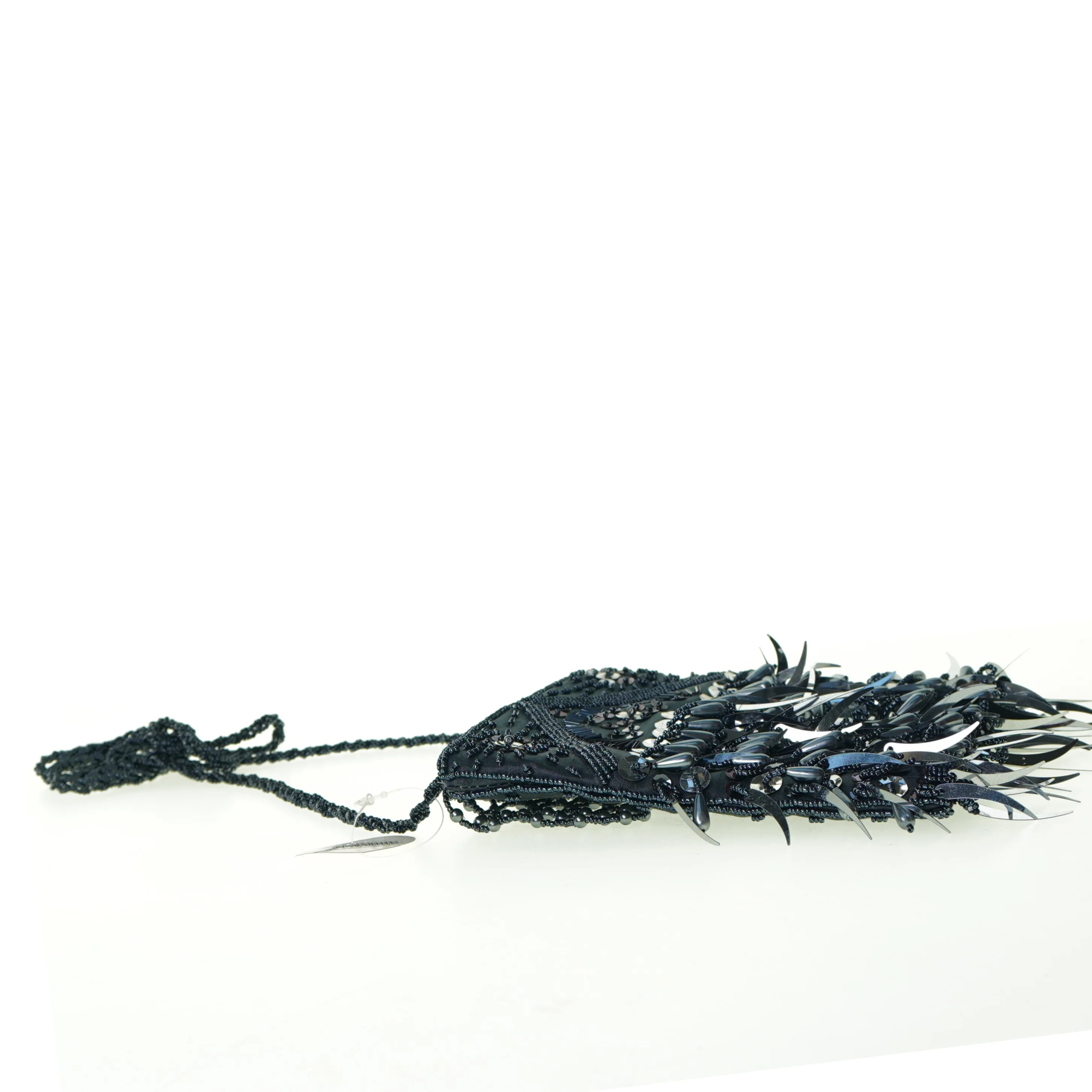 Selskabstaske med perler og pailletter