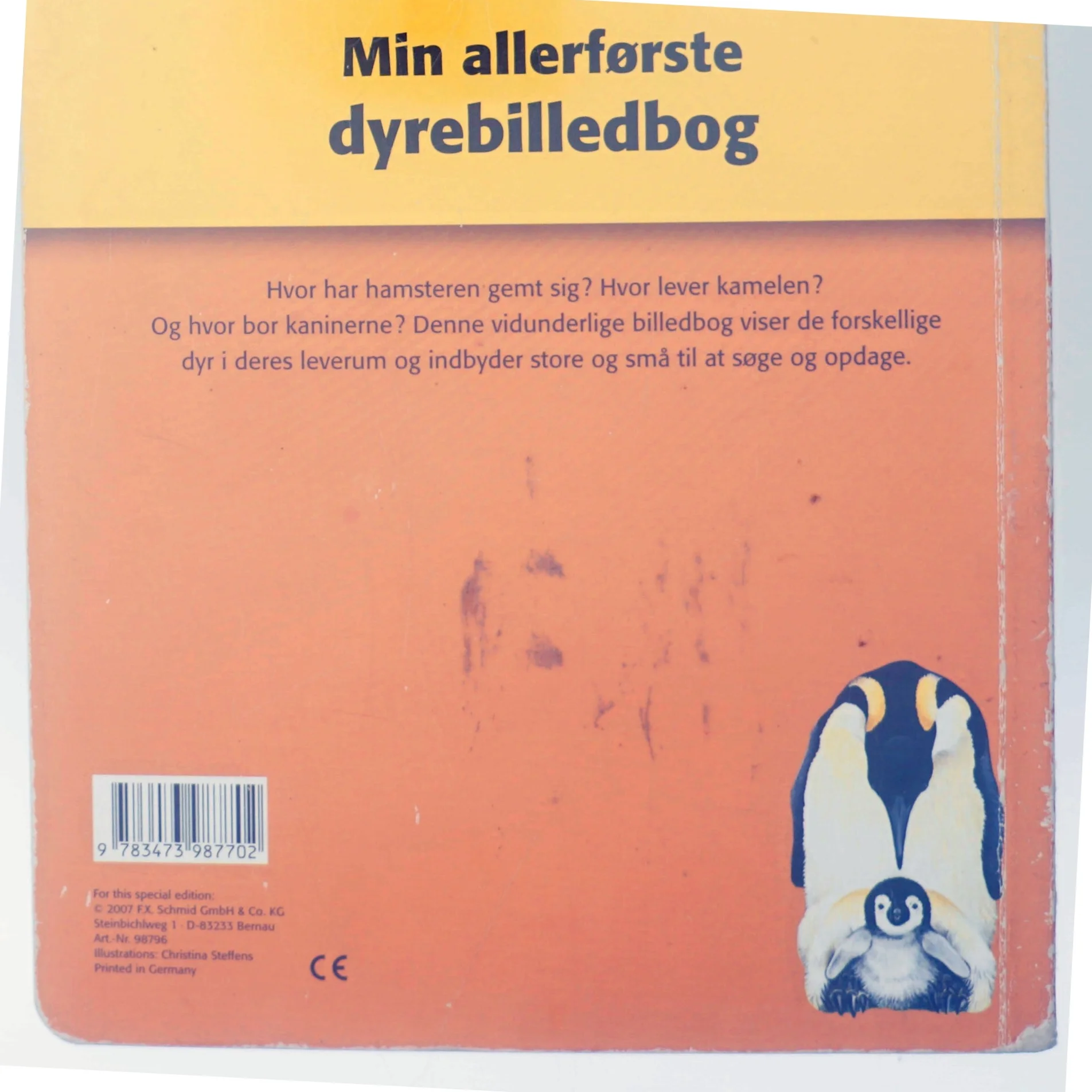 Min allerførste dyrebilledbog (Bog)