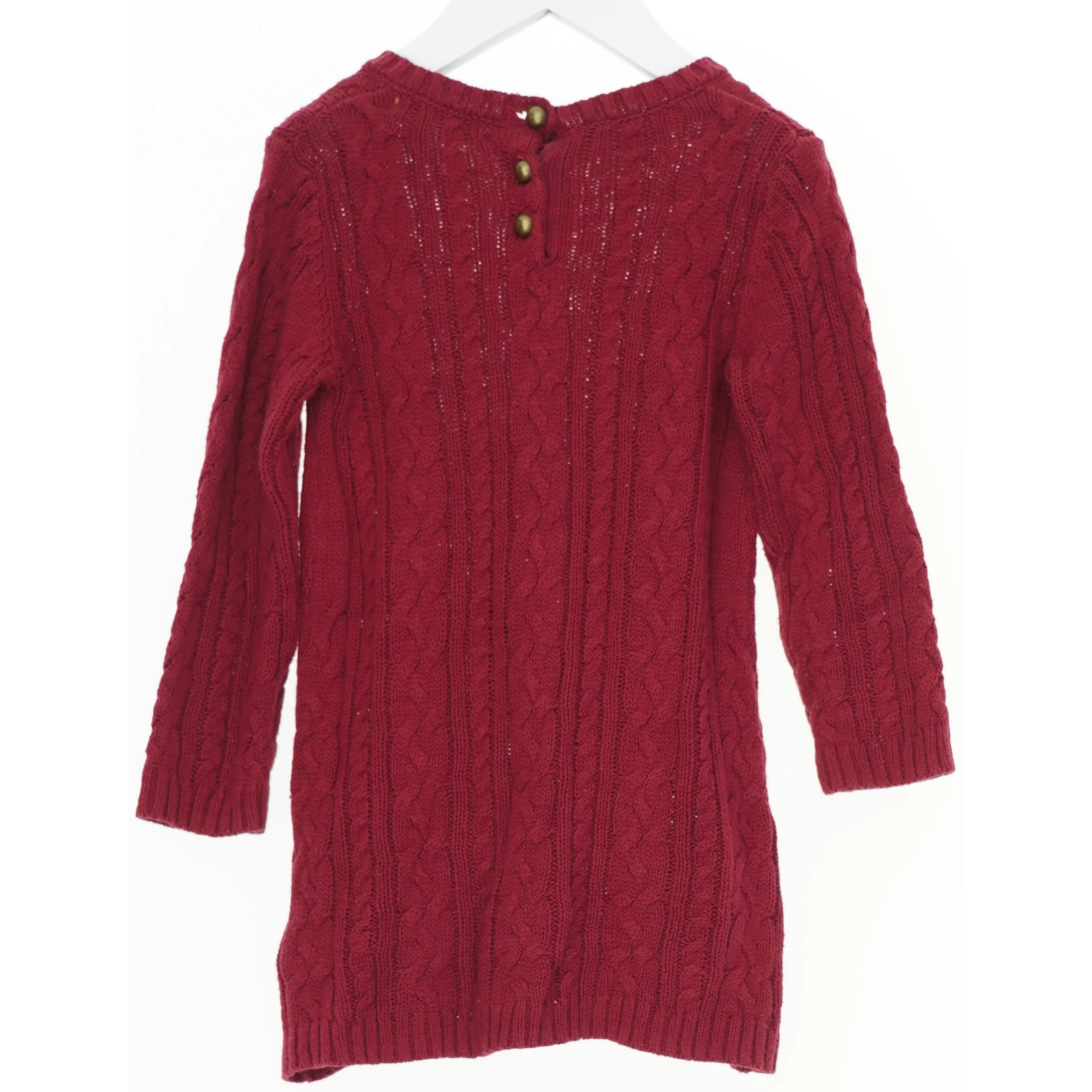 Strikket kjole / julekjole med kabelstrik fra Catherinemalandrino (str. 86)