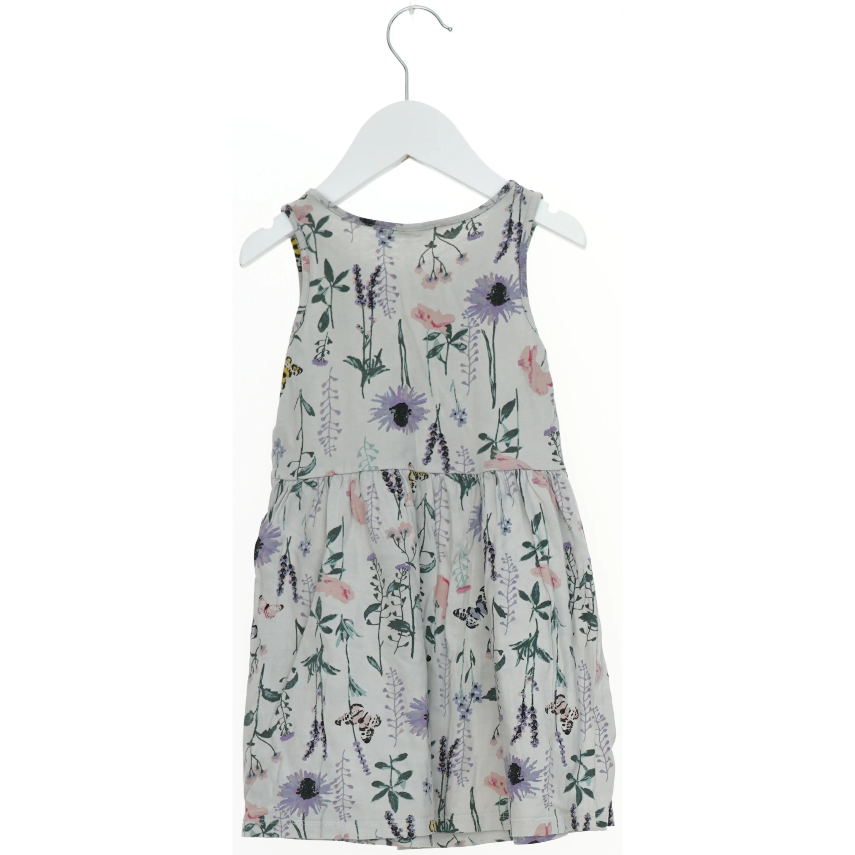 Sommerkjole med markblomst mønster fra H&M (str. 98)