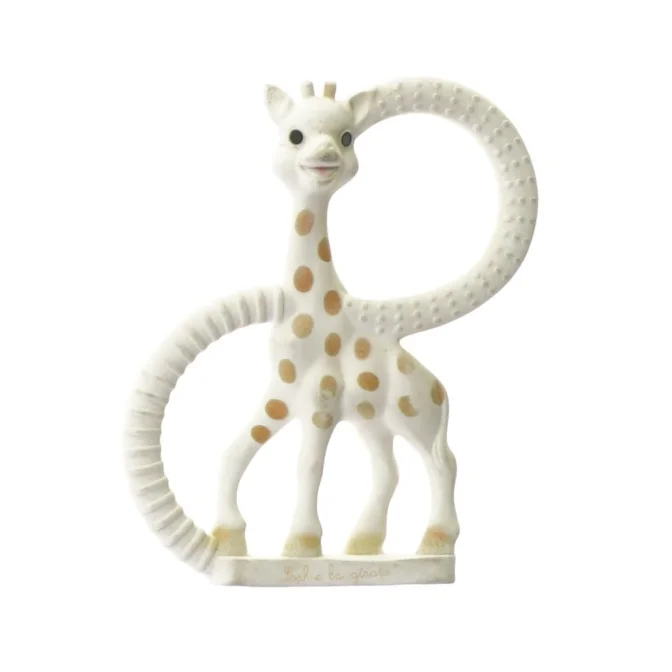 Bide-ring, SOPHIE LA GIRAFE Giraf fra Vulli (str. 11 x 9 cm)