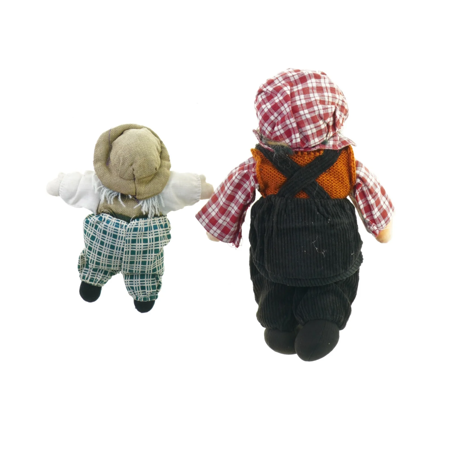 To dukker (højde 23 og 15 cm). 