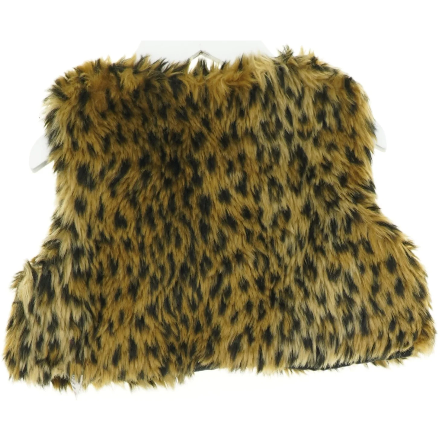 Vest i imiteret leopard pels (str. 86 cm)