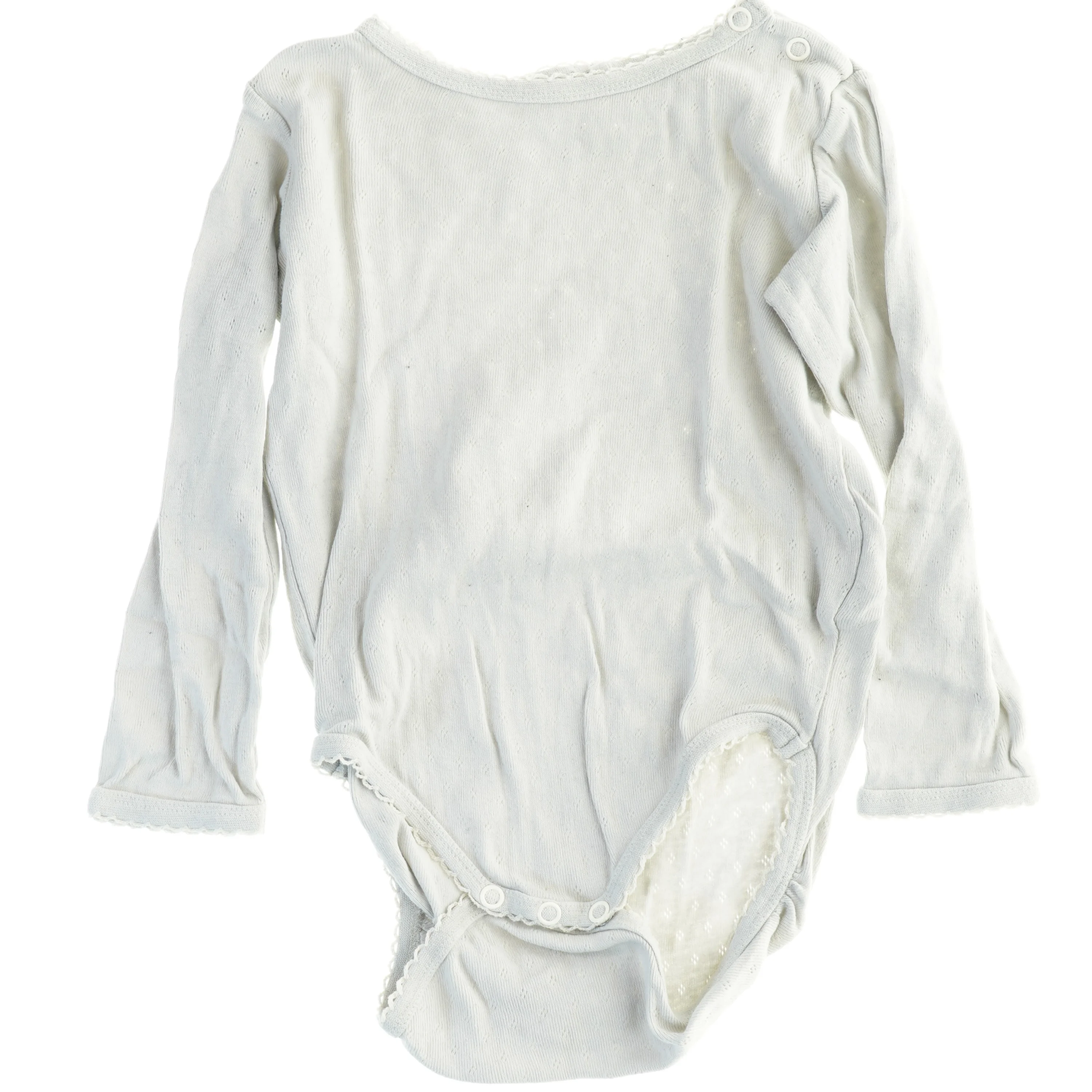 Pakke med fem langærmede bodies str. 86