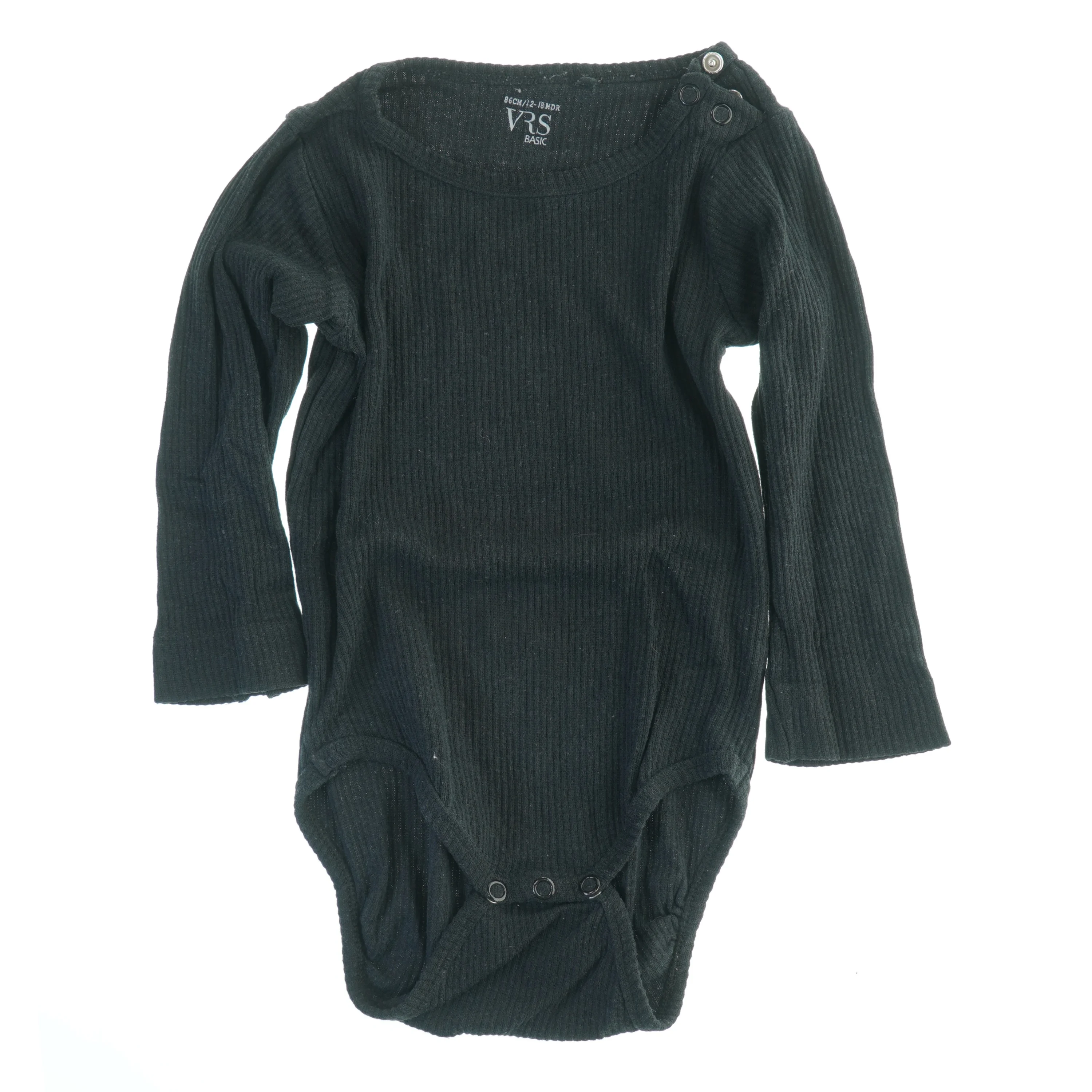 Pakke med fem langærmede bodies str. 86