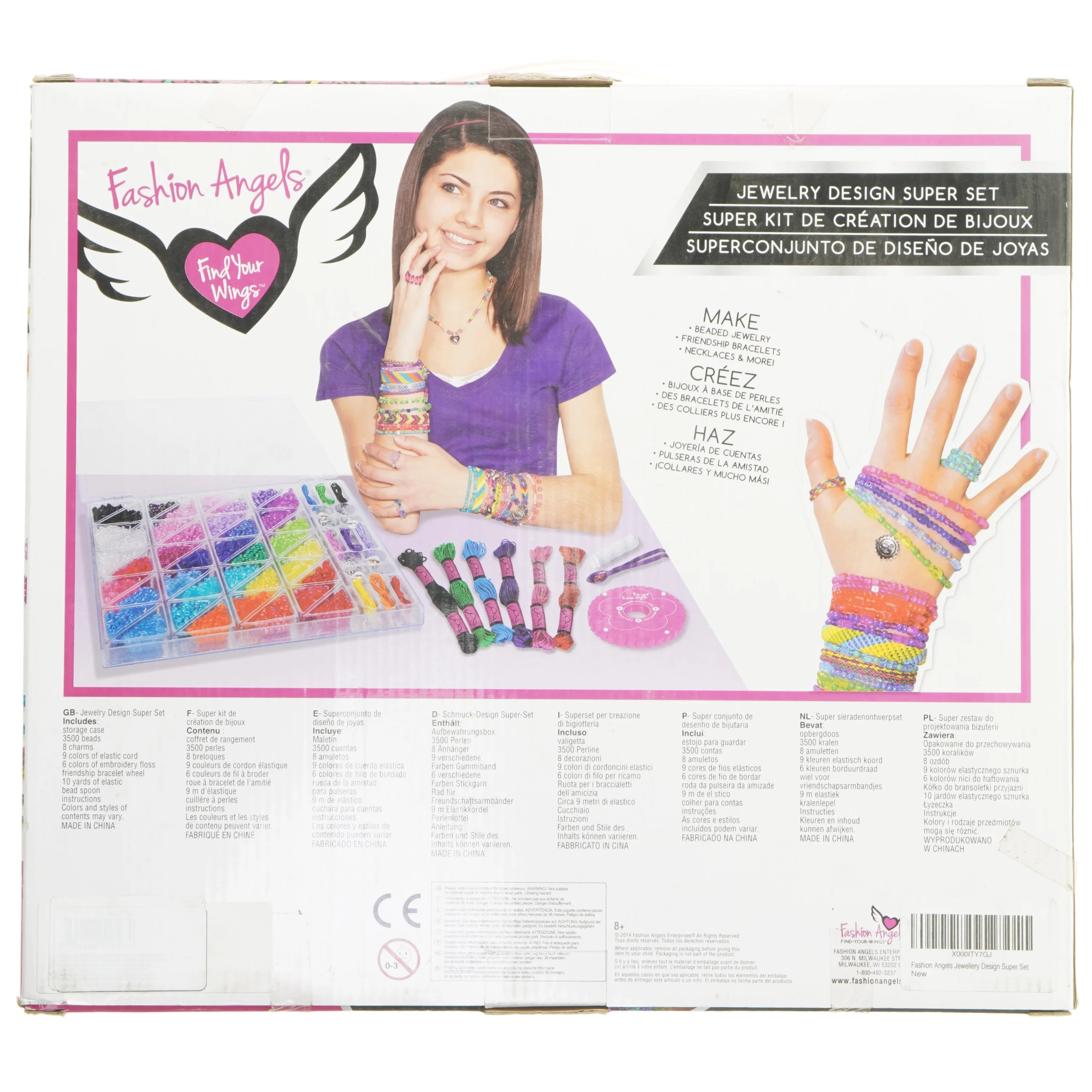 Fashion Angels smykkesæt fra Fashion Angels (str. 43x38 cm)