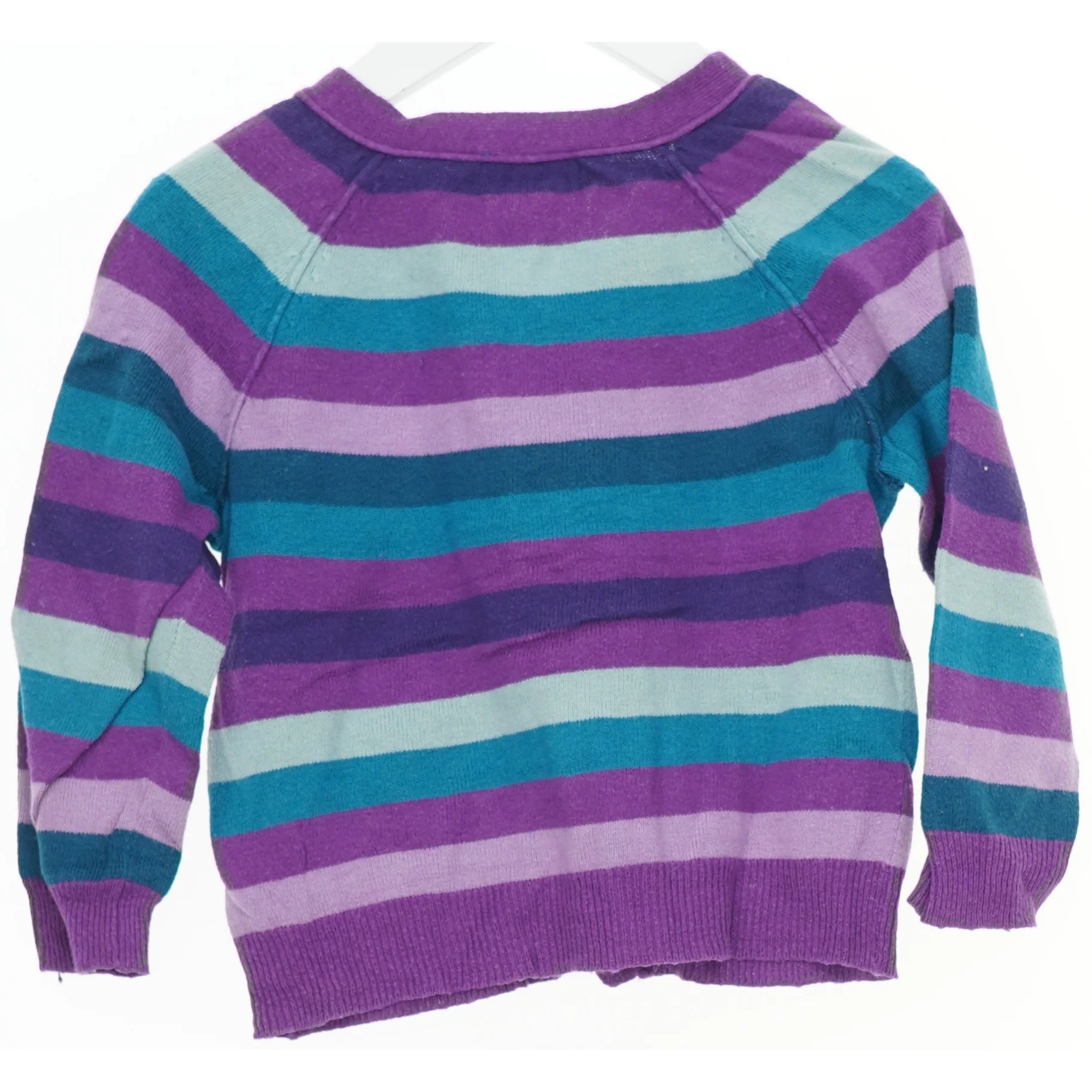 Strikket cardigan med striber fra Palace (str. 98)