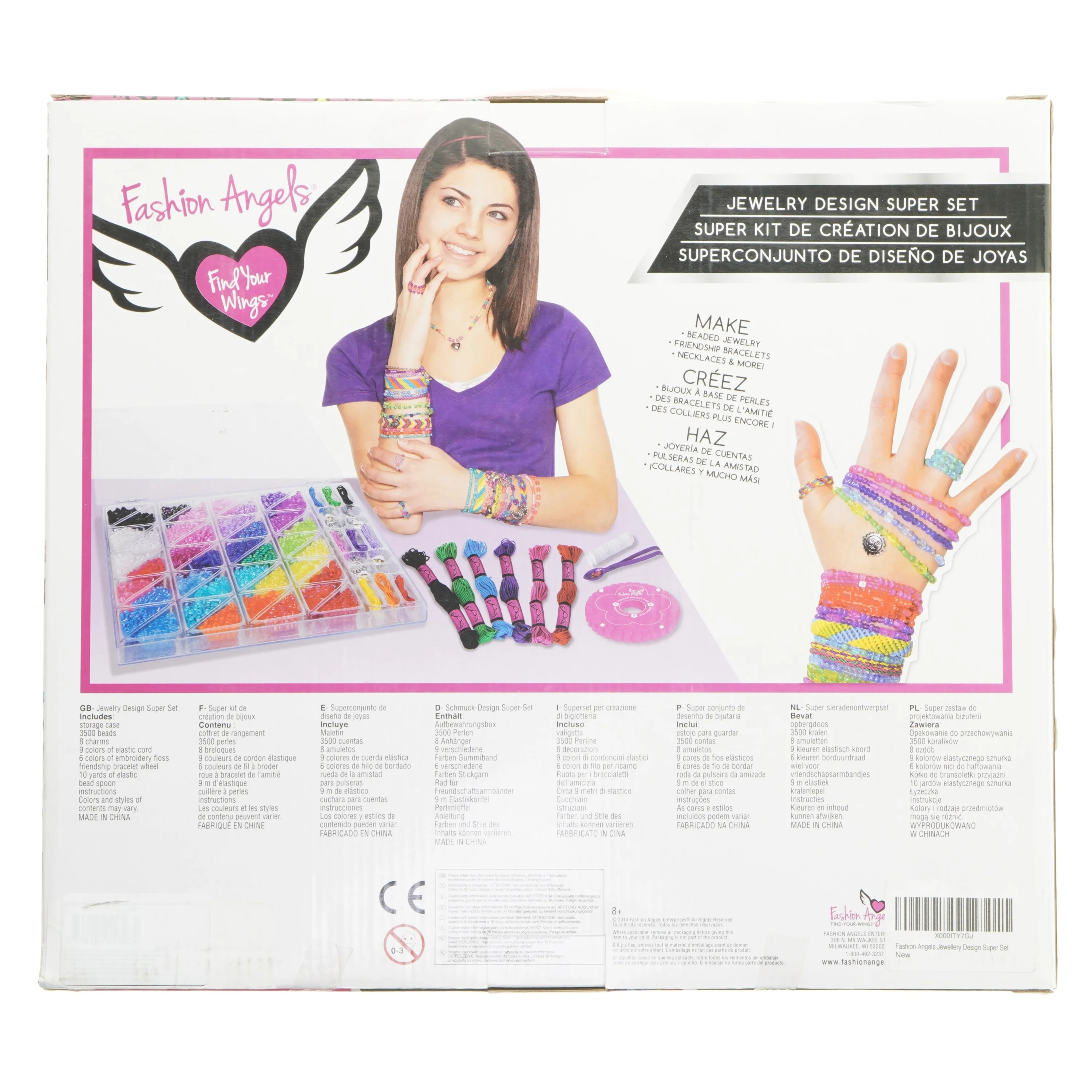 Fashion Angels smykkedesign-sæt fra Fashion Angels (str. 43x38 cm)