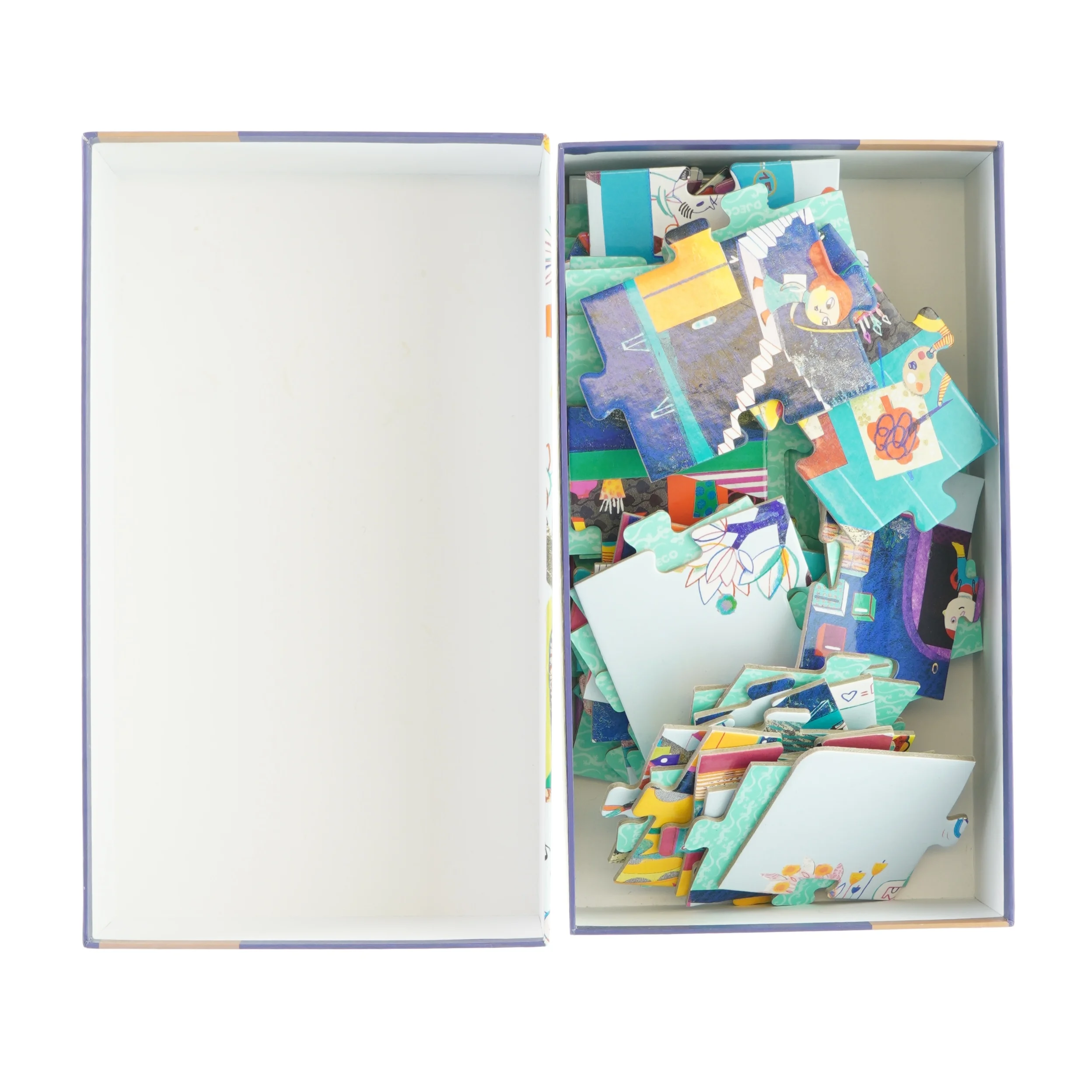 Puslespil med 54 brikker 