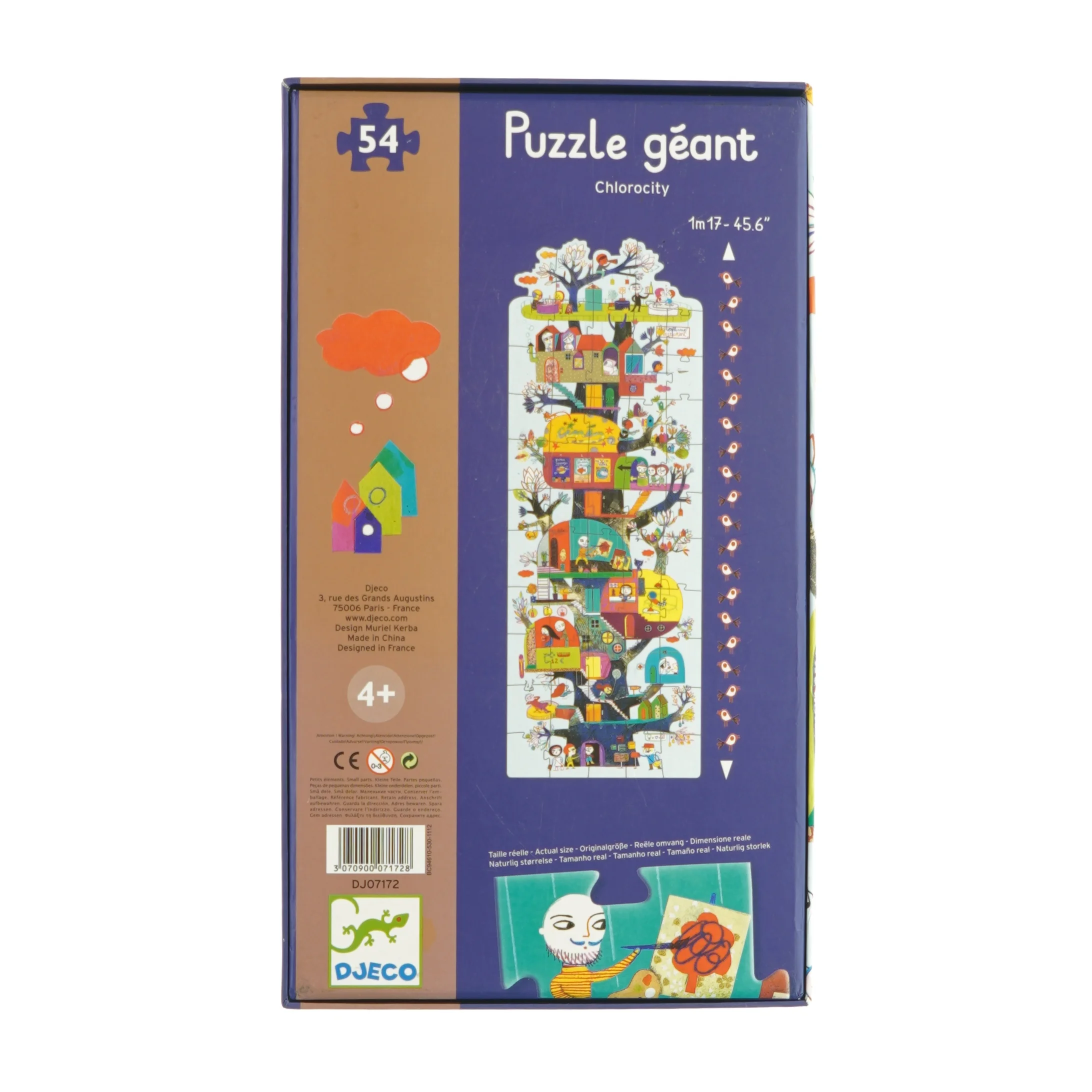 Puslespil med 54 brikker 