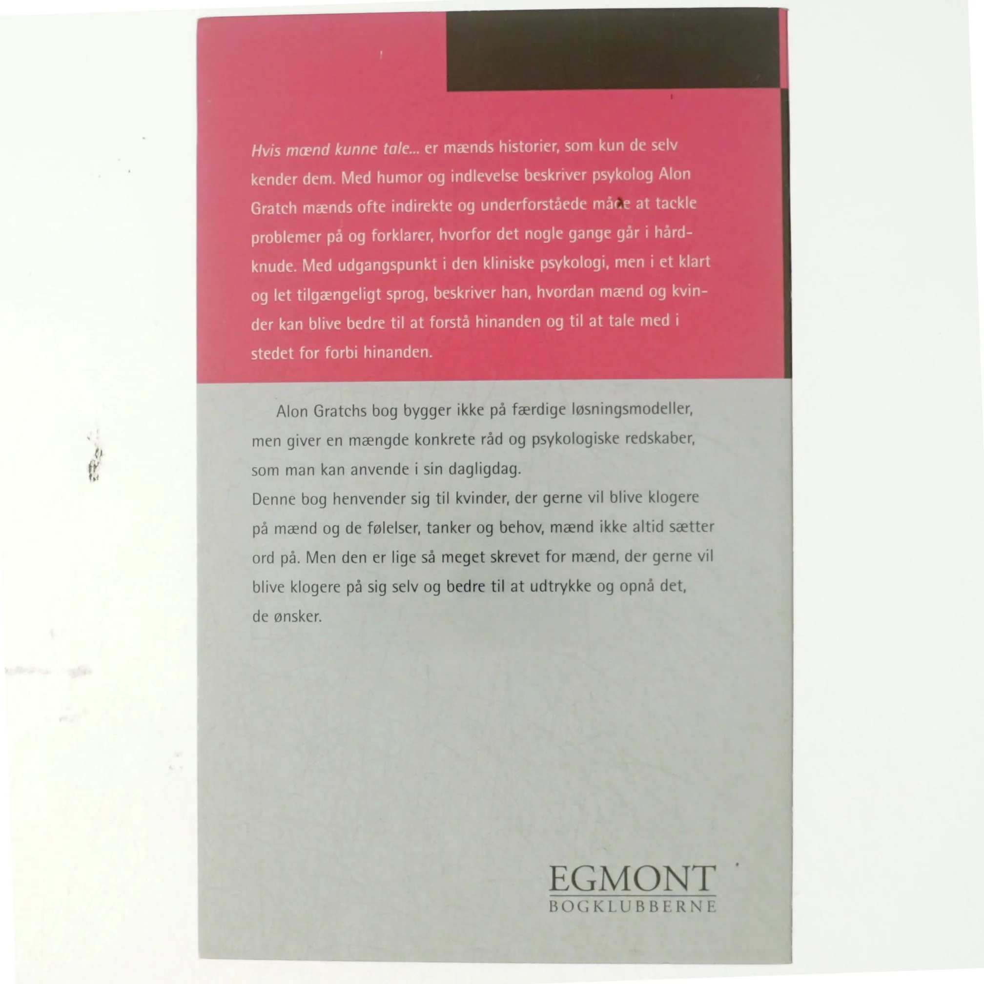 Hvis mænd kunne tale af Alon Gratch