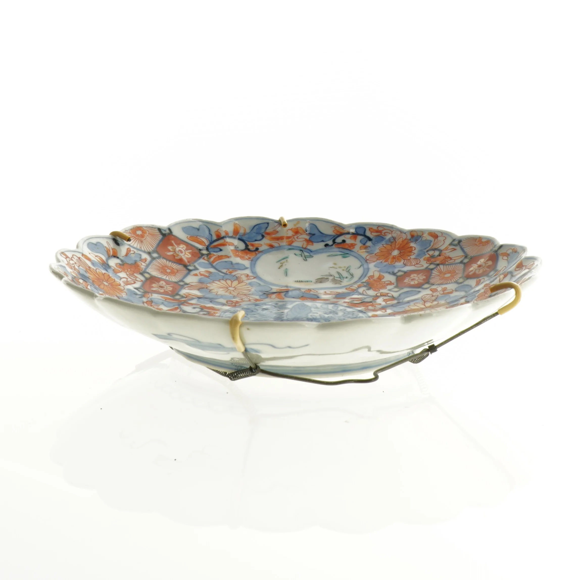 Japansk tallerken til ophæng (str. 23 x 23 cm)