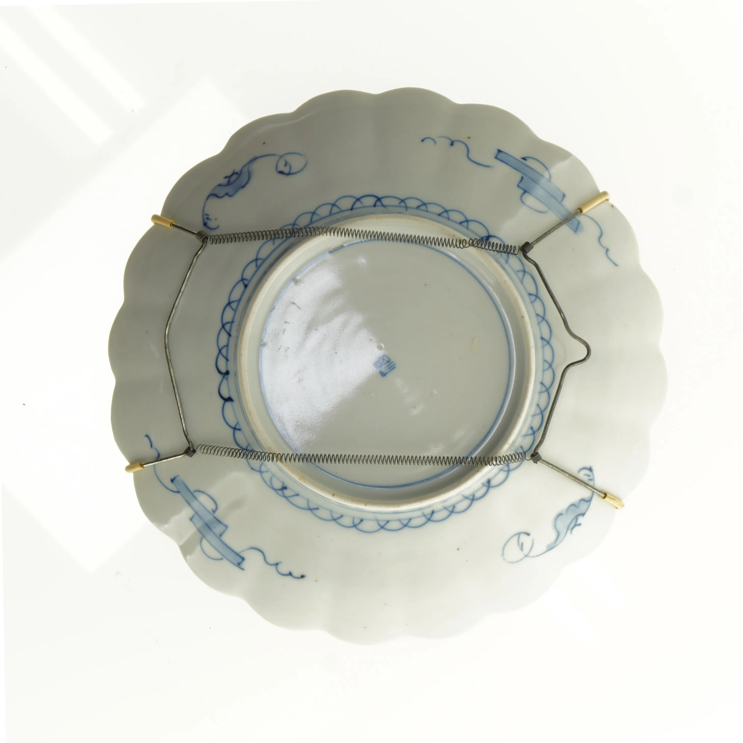 Japansk tallerken til ophæng (str. 23 x 23 cm)