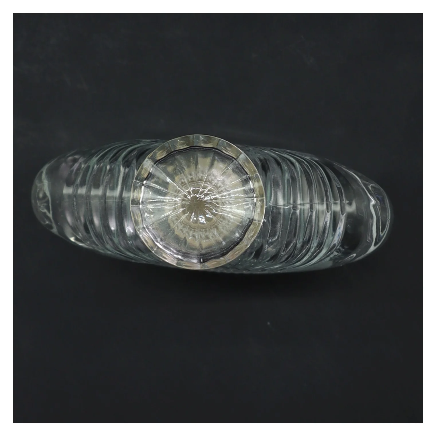 Glaskaraffel med stop (str. 21 cm)