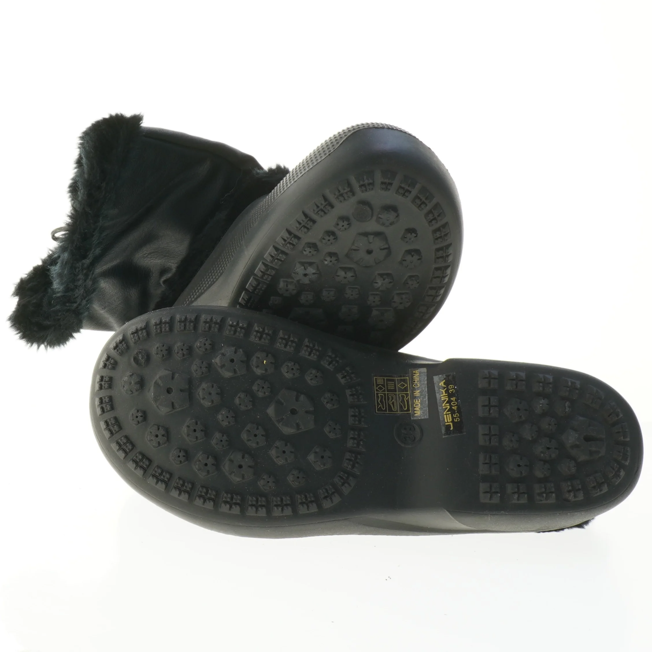 Vinterstøvler med pels fra Cosily (str. Ø 39 cm)