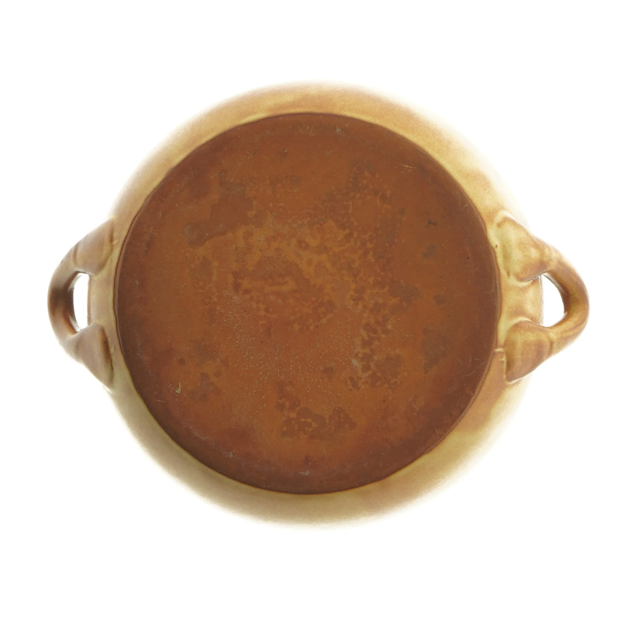 Keramisk skål med håndtag (str. Ø 18,5 cm)