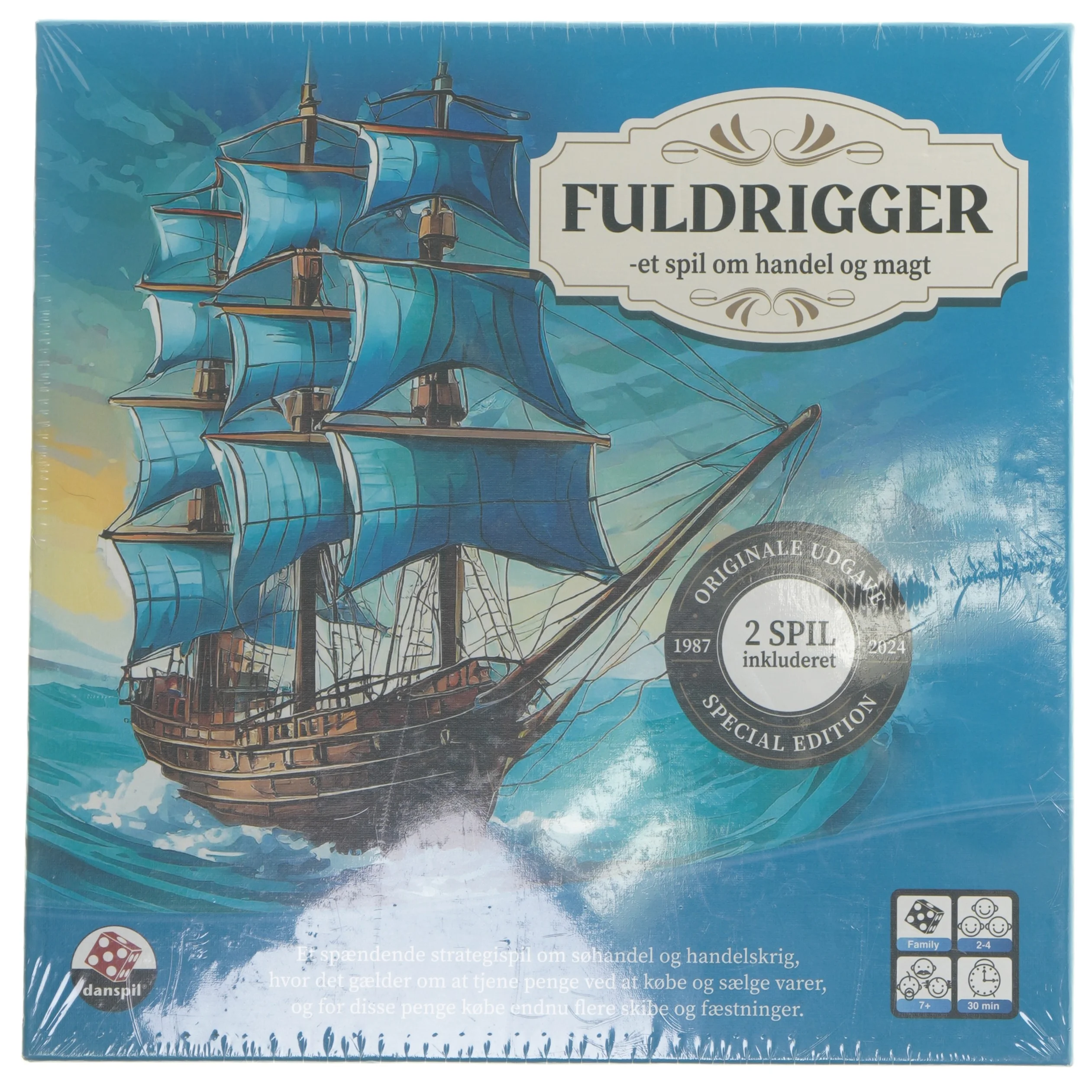 Br&aelig;tspil Fuldrigger (str. 27x8x27 cm)