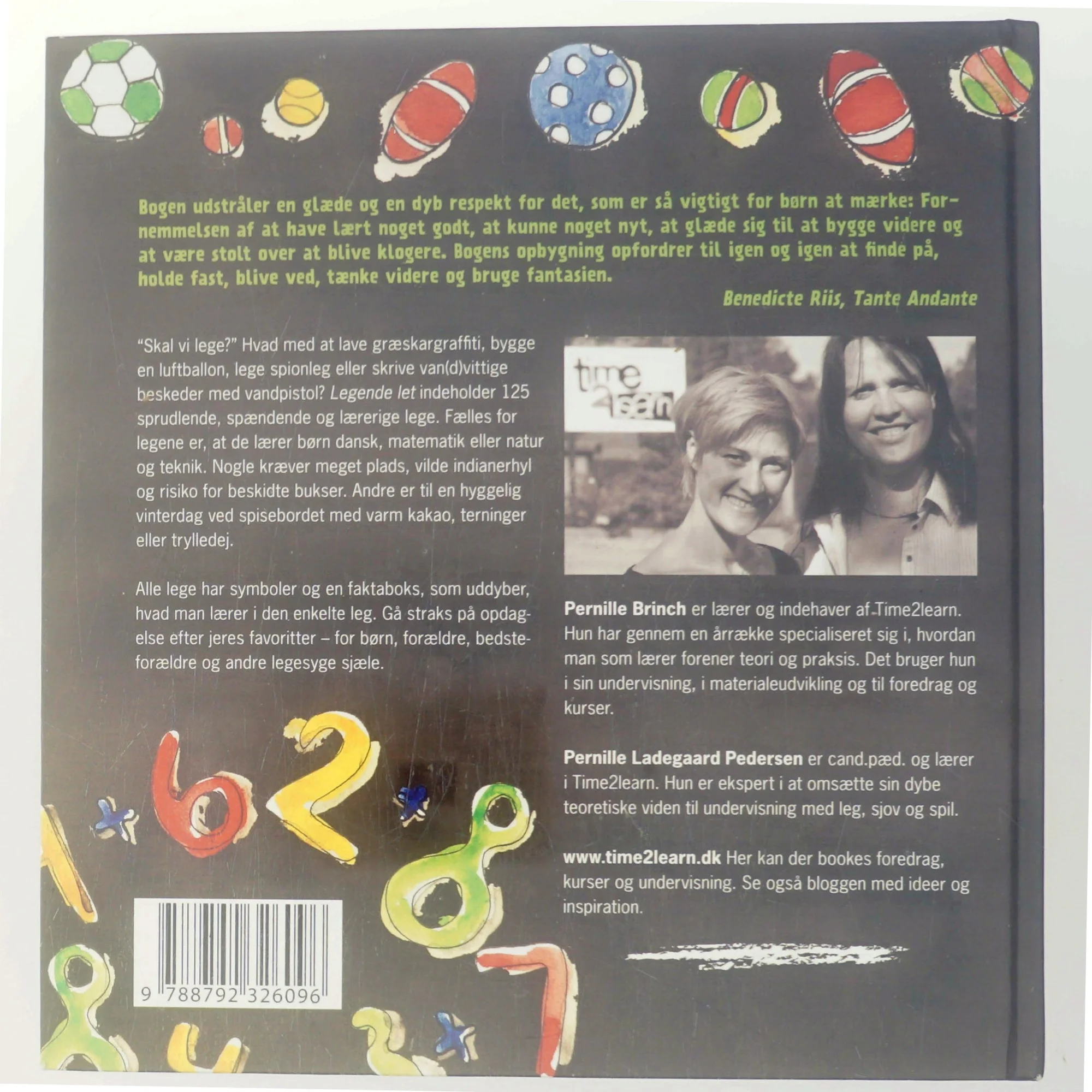 Legende let : Sådan vil børn elske at lære af Pernille og Pernille Brinch og Ladegaard Pedersen (Bog)