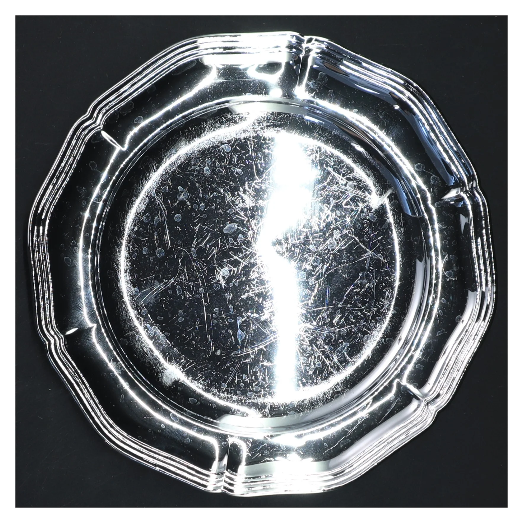 Glas tallerken (str. Ø 18 cm)